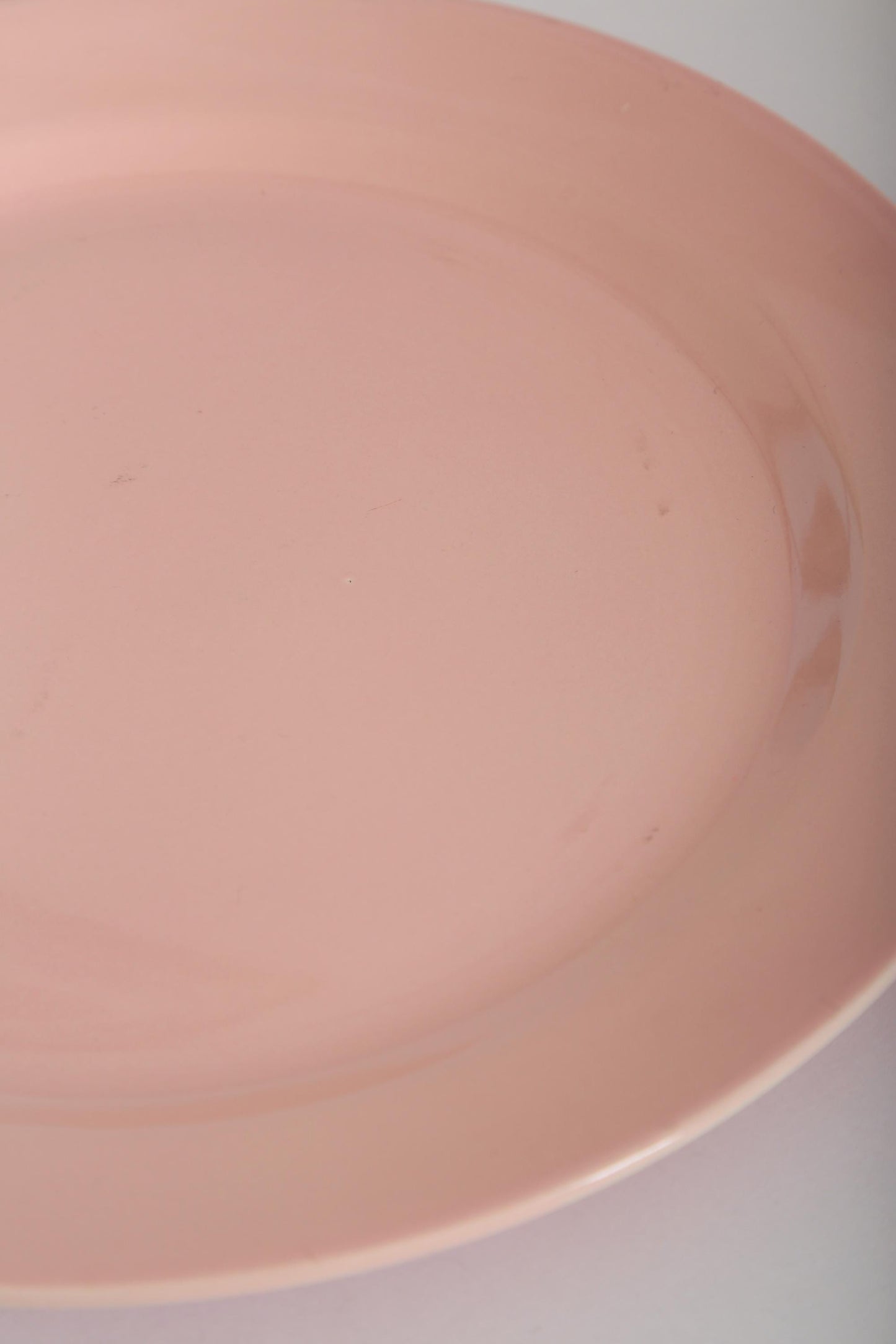 Vintage 40s Large Pink Lu-Ray pastels USA platter Plate