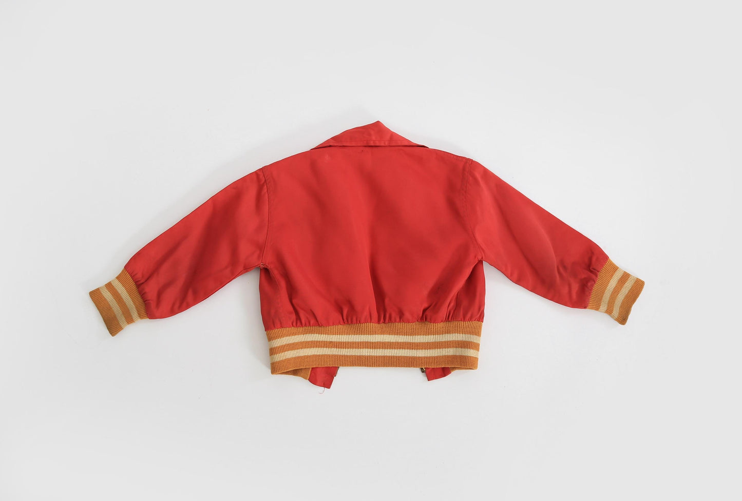 Vintage 40s Kids Red satin jacket
