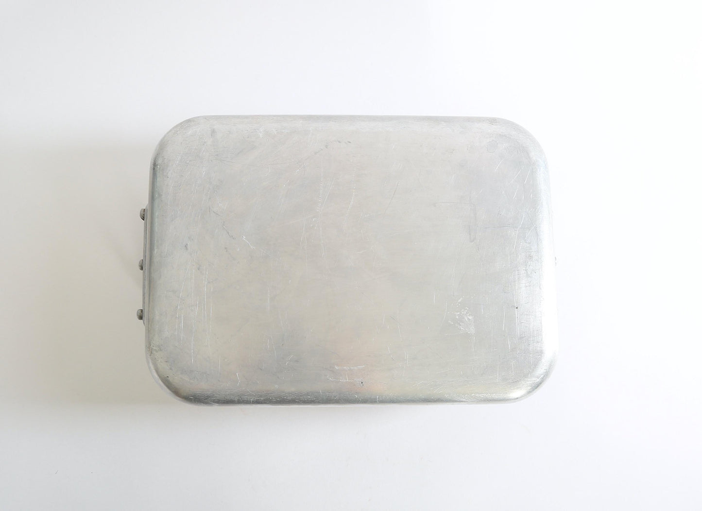 Vintage French aluminum roasting pan