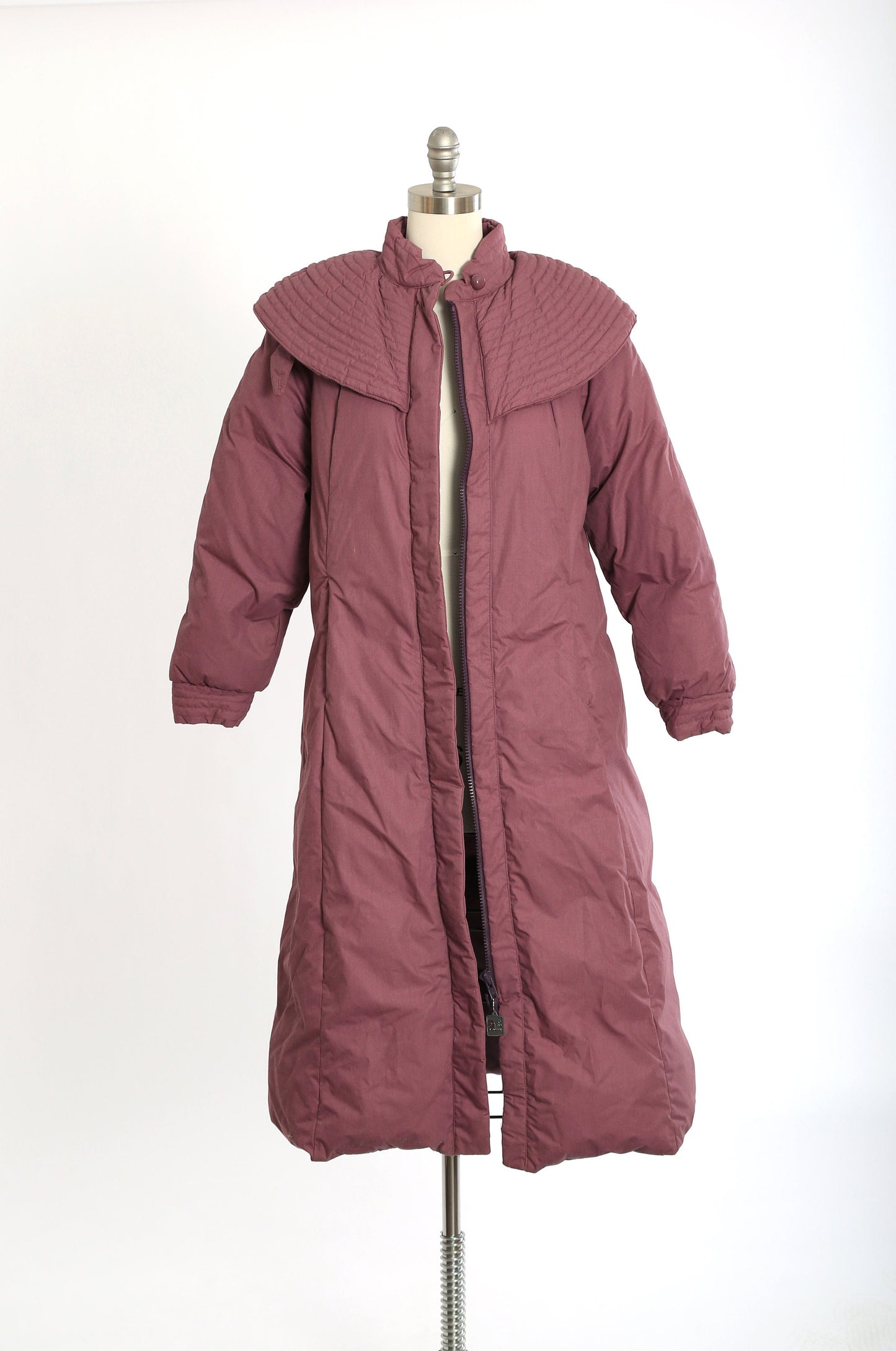 Miya & Yoshi puffer parka | Vintage 90s purple quilted down puffer coat jacket