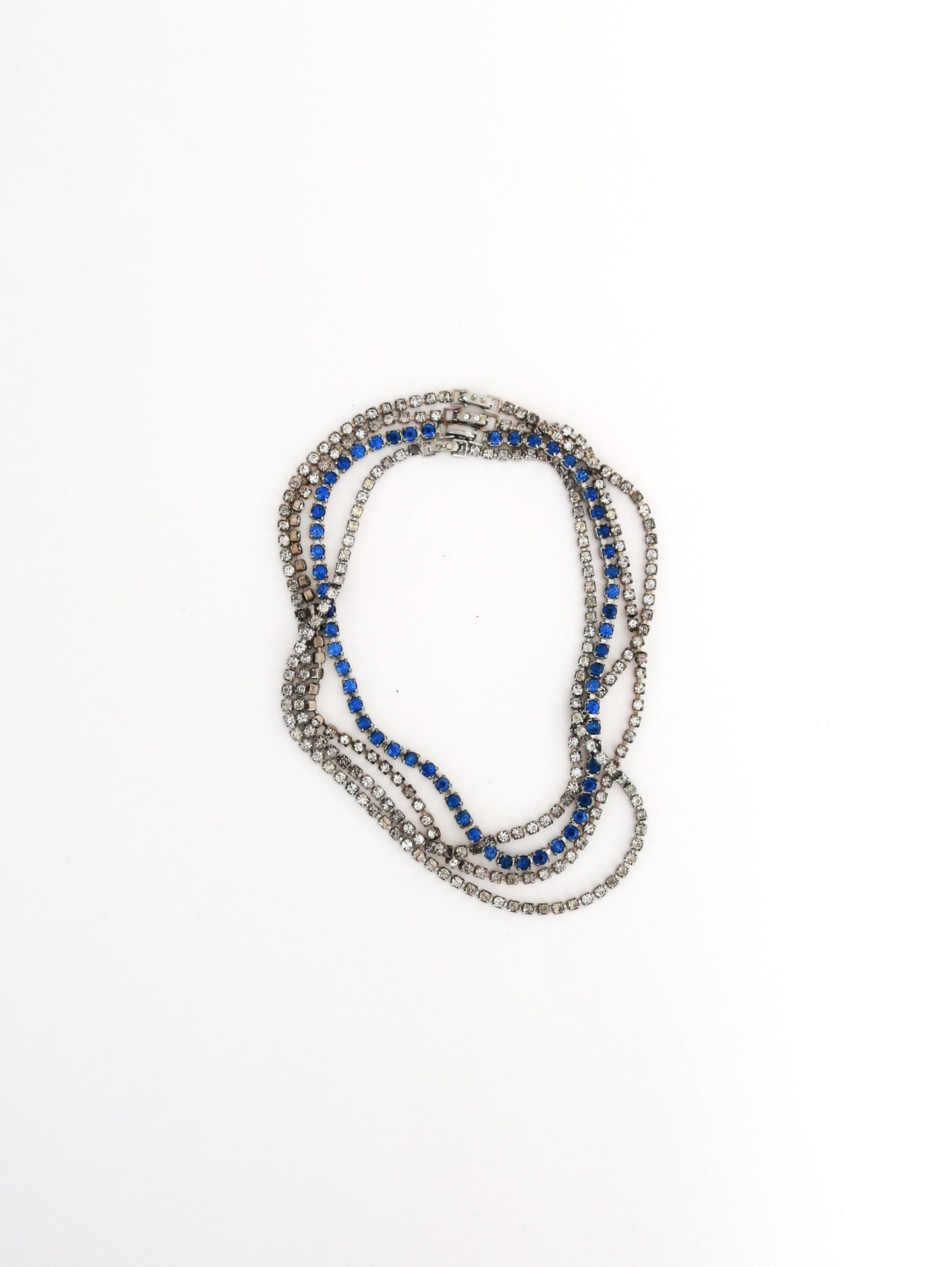 Vintage 1950s rhinestone choker necklace