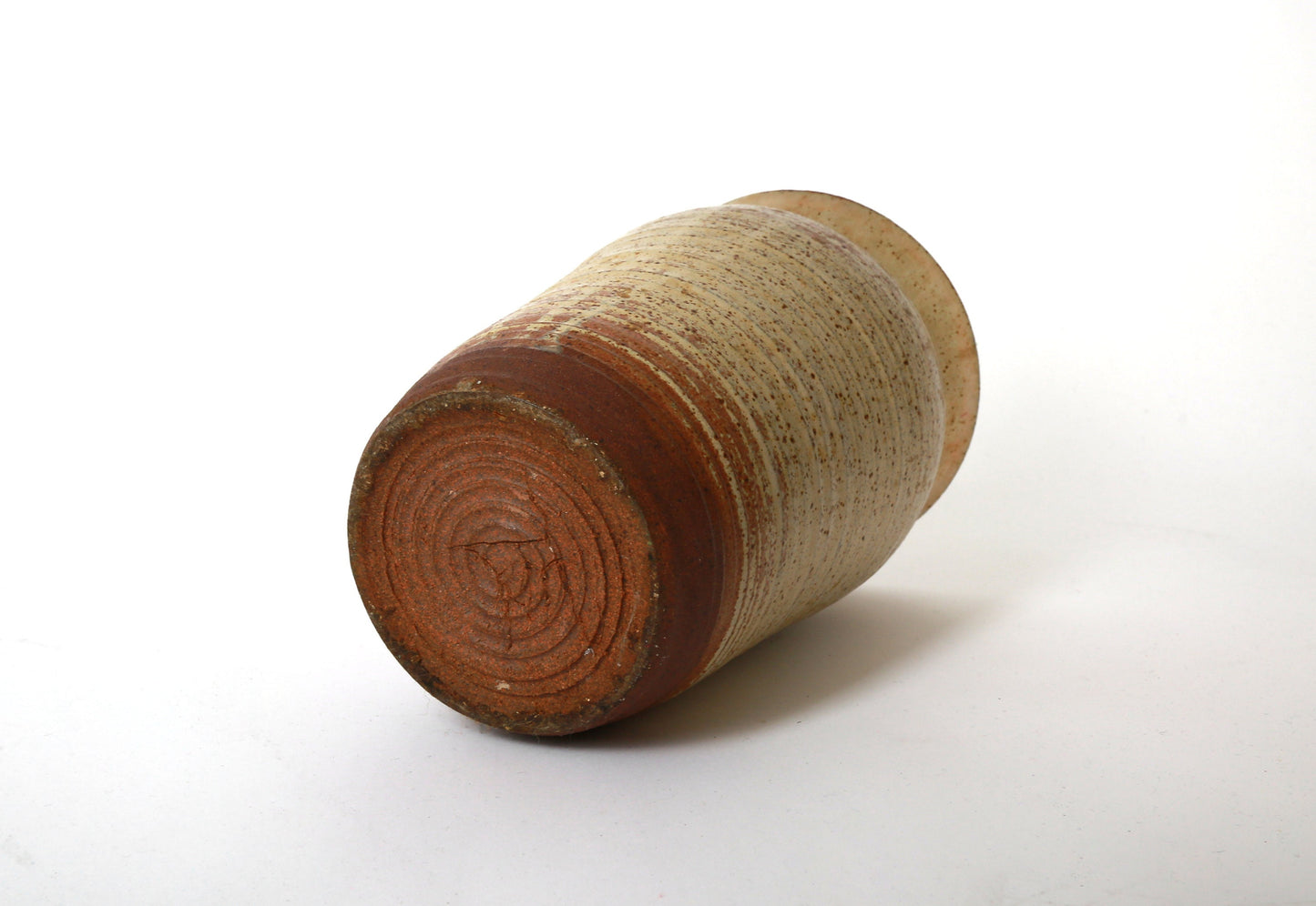 Vintage hand thrown stoneware vase
