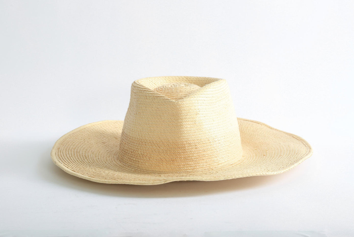Vintage Sun Body palm leaf Ranch hat 7 3/4