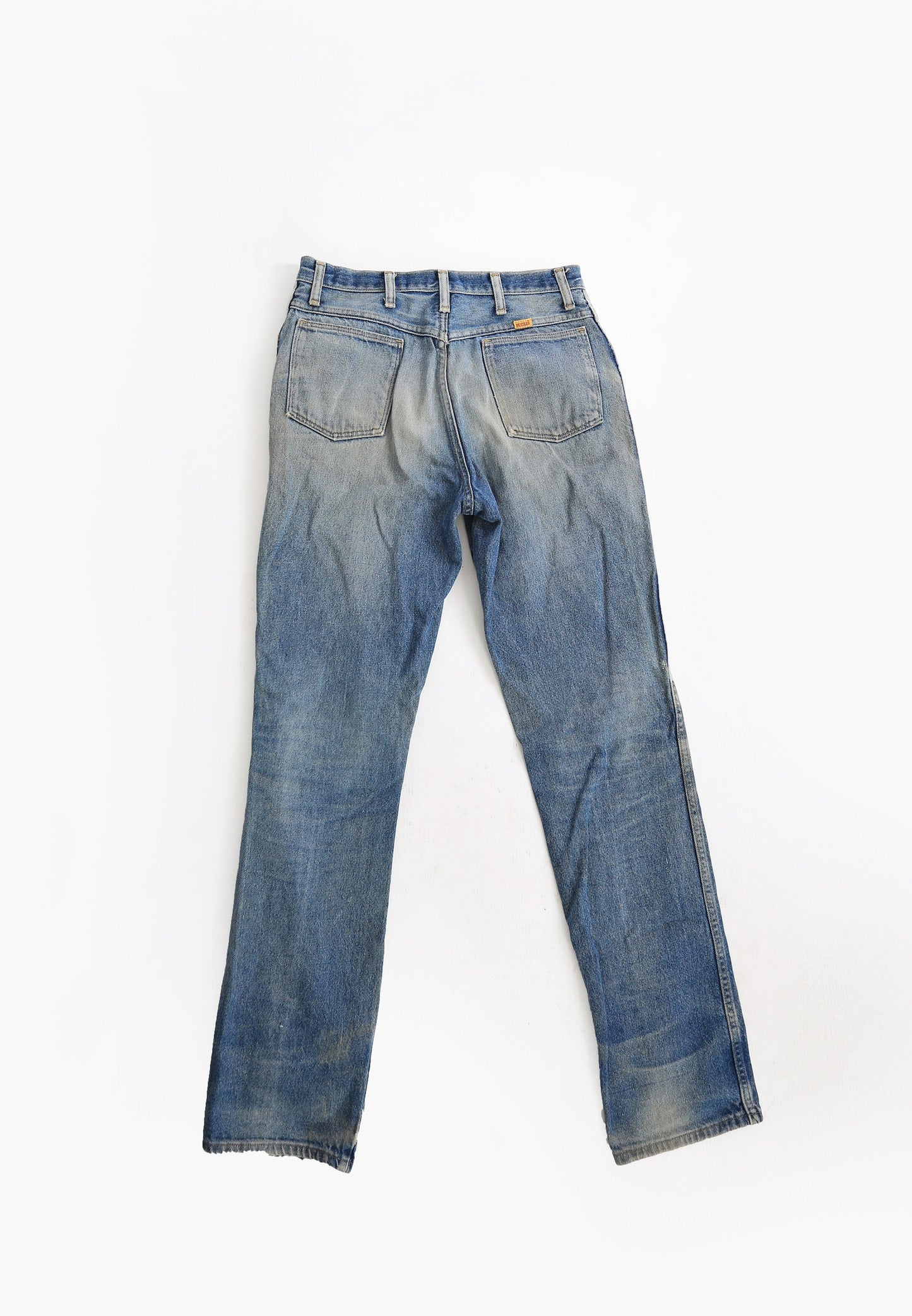 90s Rustler distressed blue Denim jeans 33 x 35