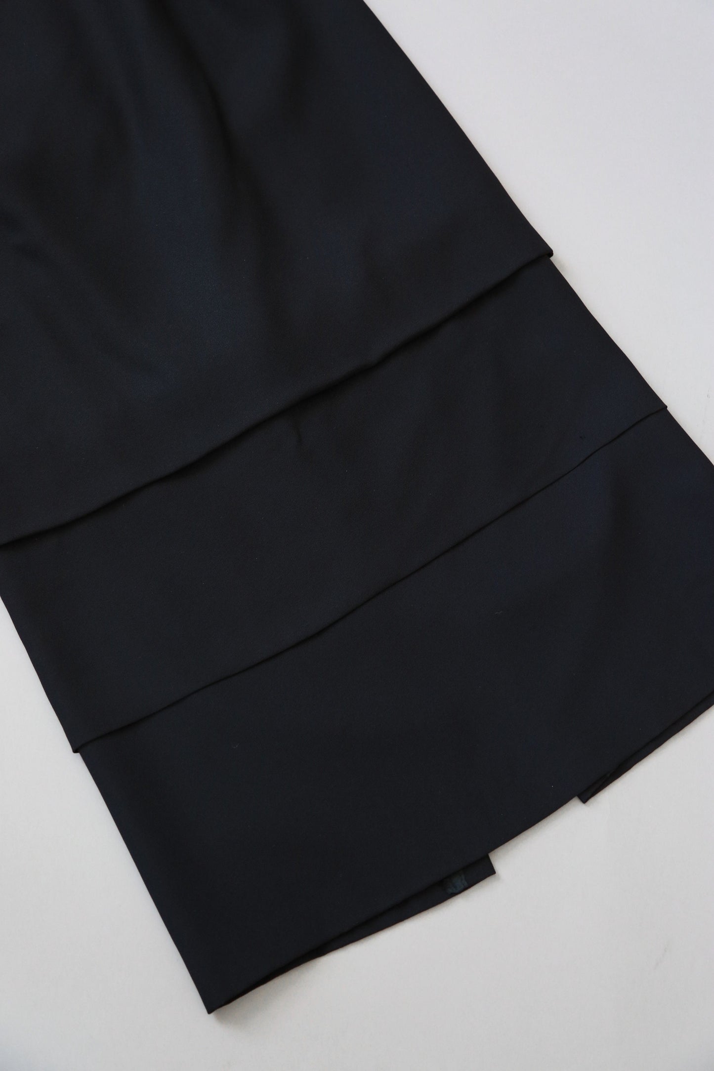60s Lorrie Deb pencil skirt skirt | Vintage 1960s high waist tiered maxi skirt