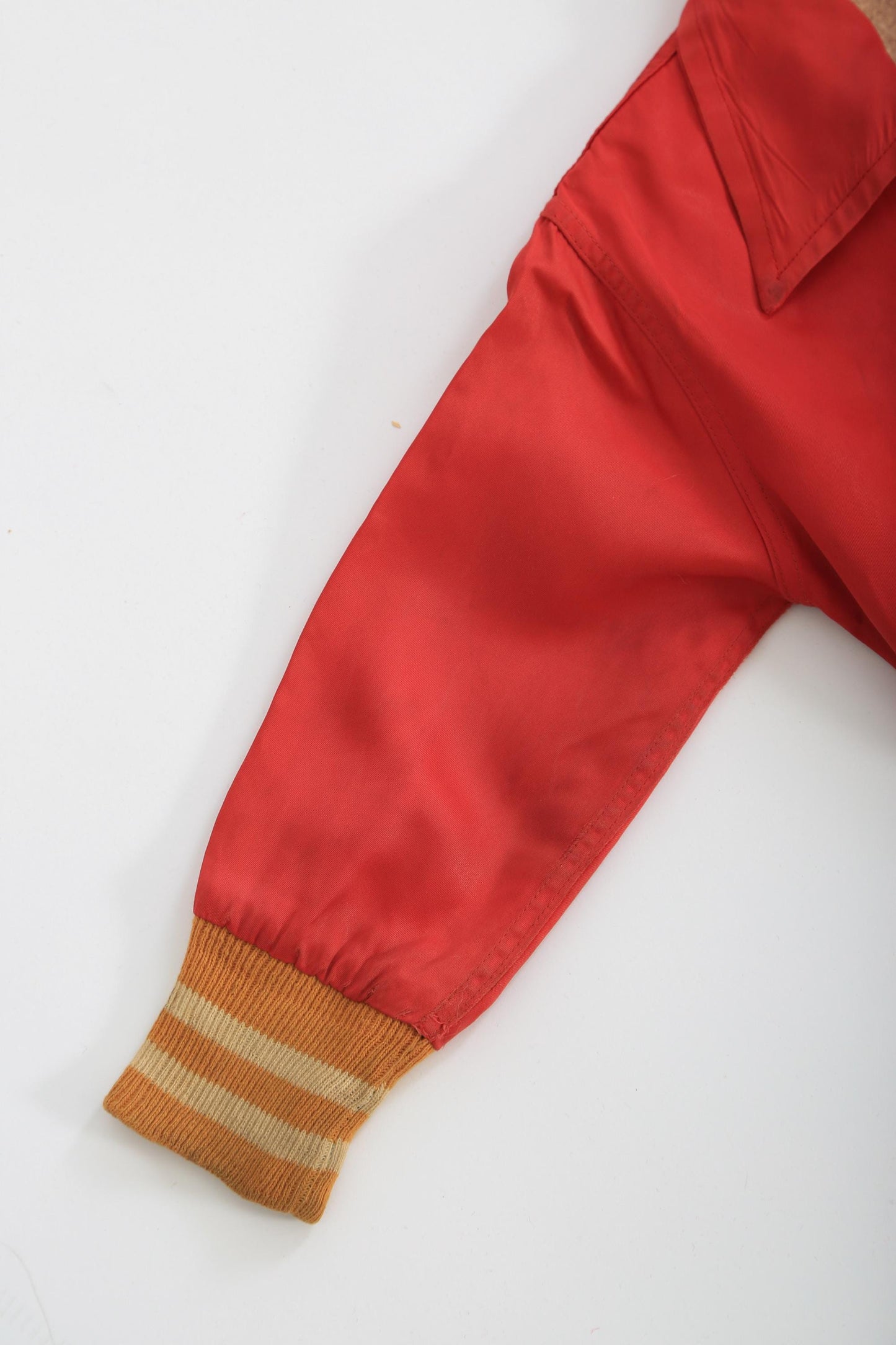 Vintage 40s Kids Red satin jacket