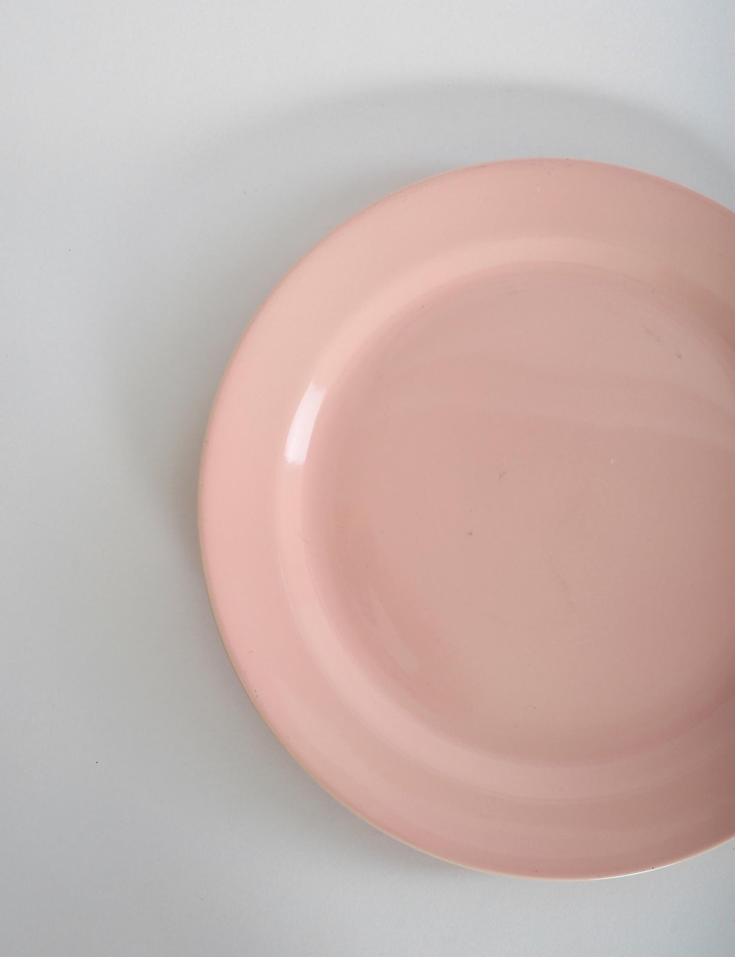 Vintage 40s Large Pink Lu-Ray pastels USA platter Plate