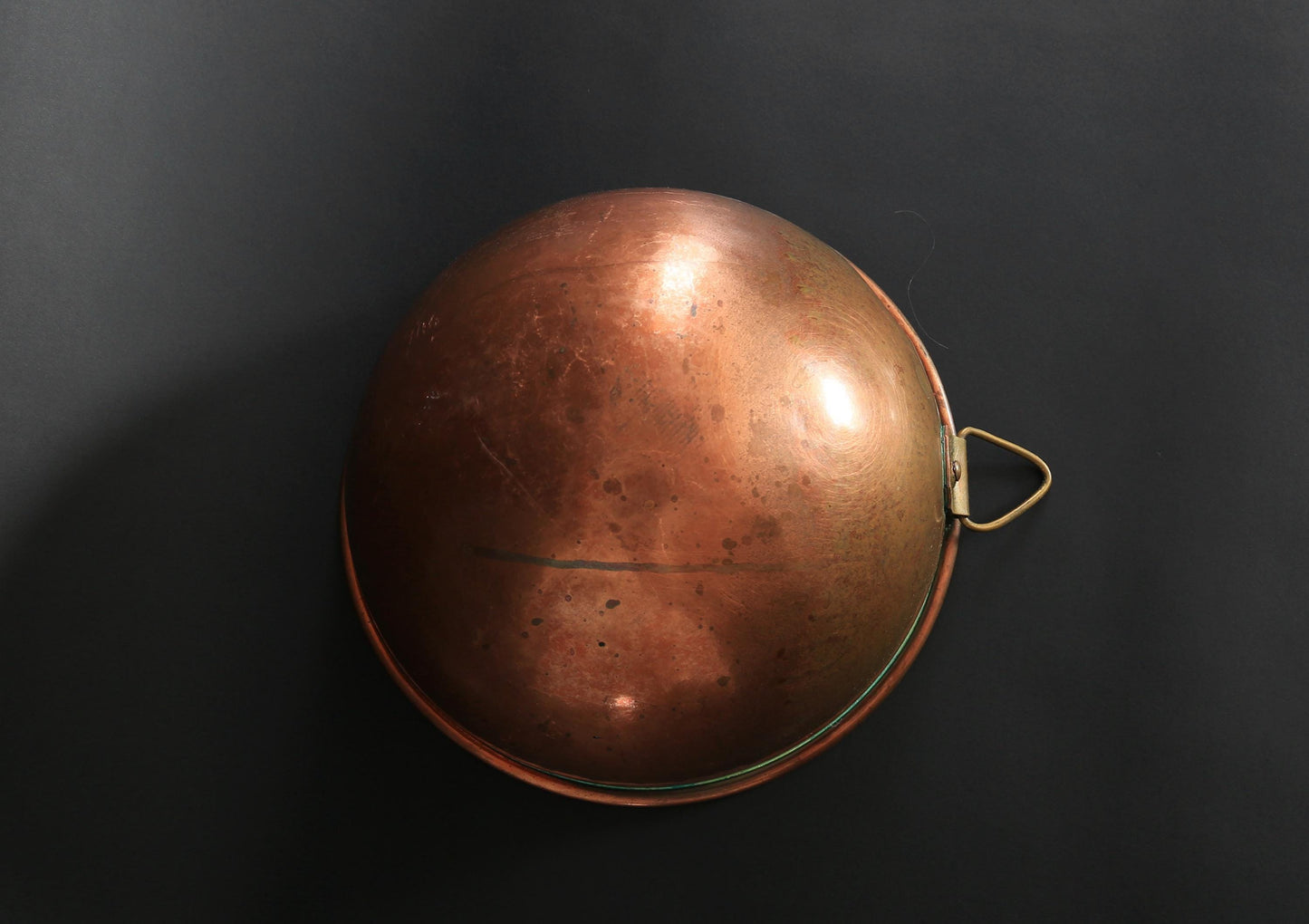 Vintage solid copper Chocolate bowl | DIVERTIMENTI OF LONDONS Copper mixing bowl