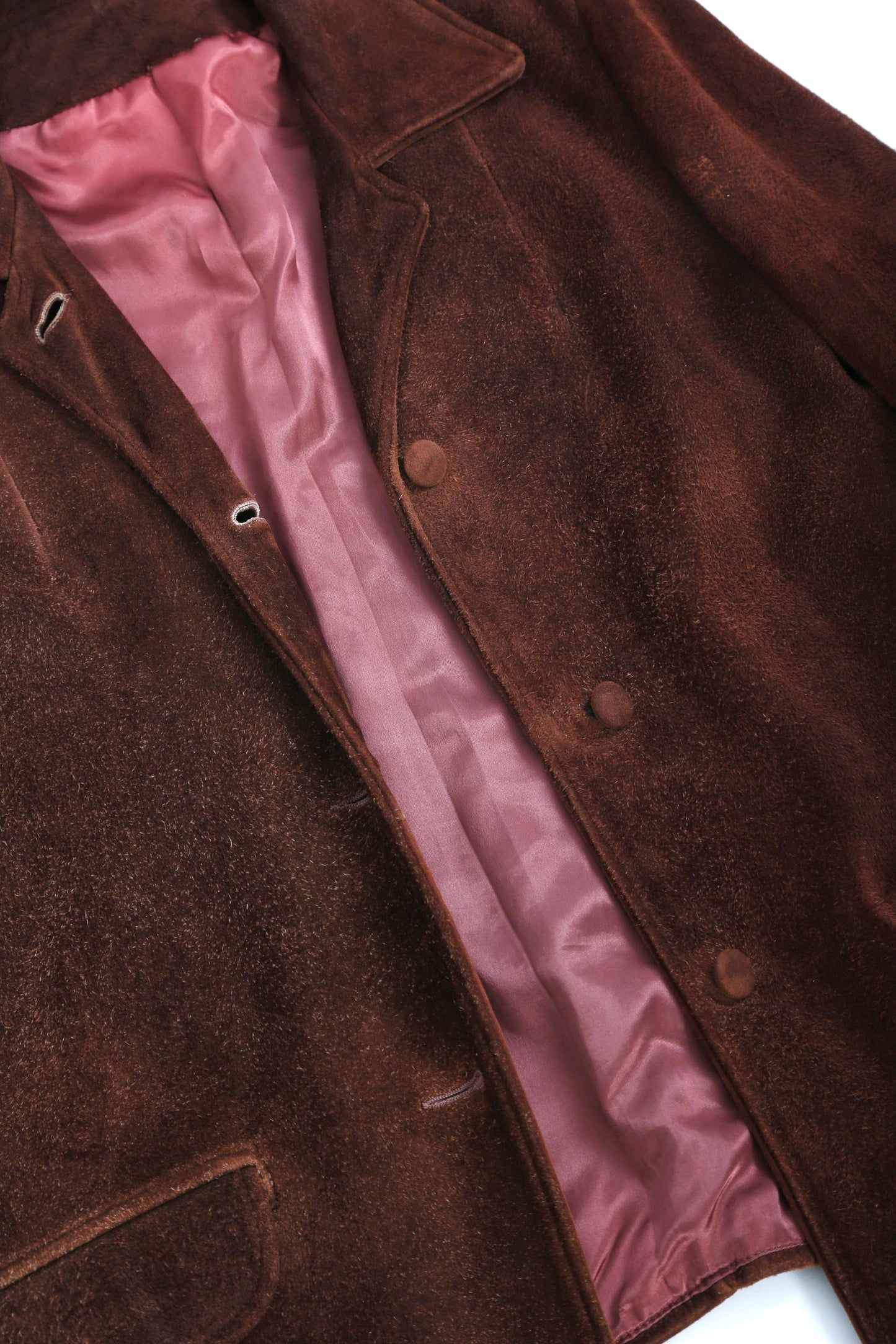 50s Brown suede leather jacket