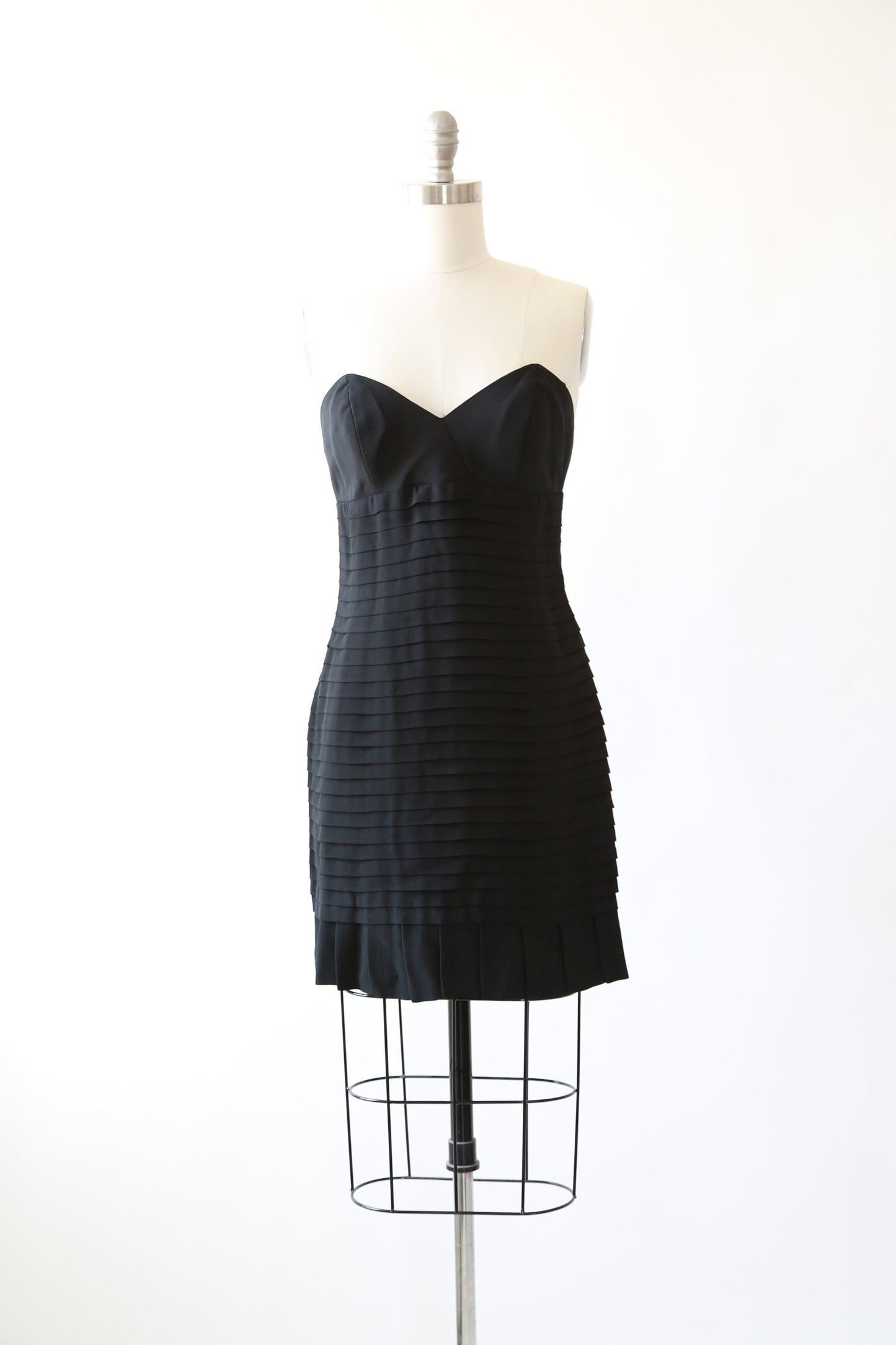 Nicole Miller mini dress | Vintage Nicole Miller deadstock pleated party dress