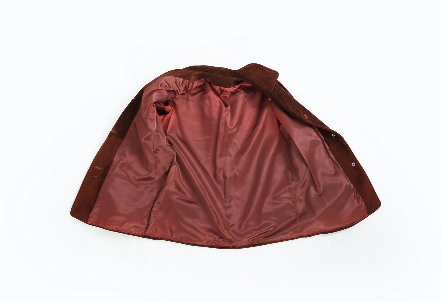 50s Brown suede leather jacket