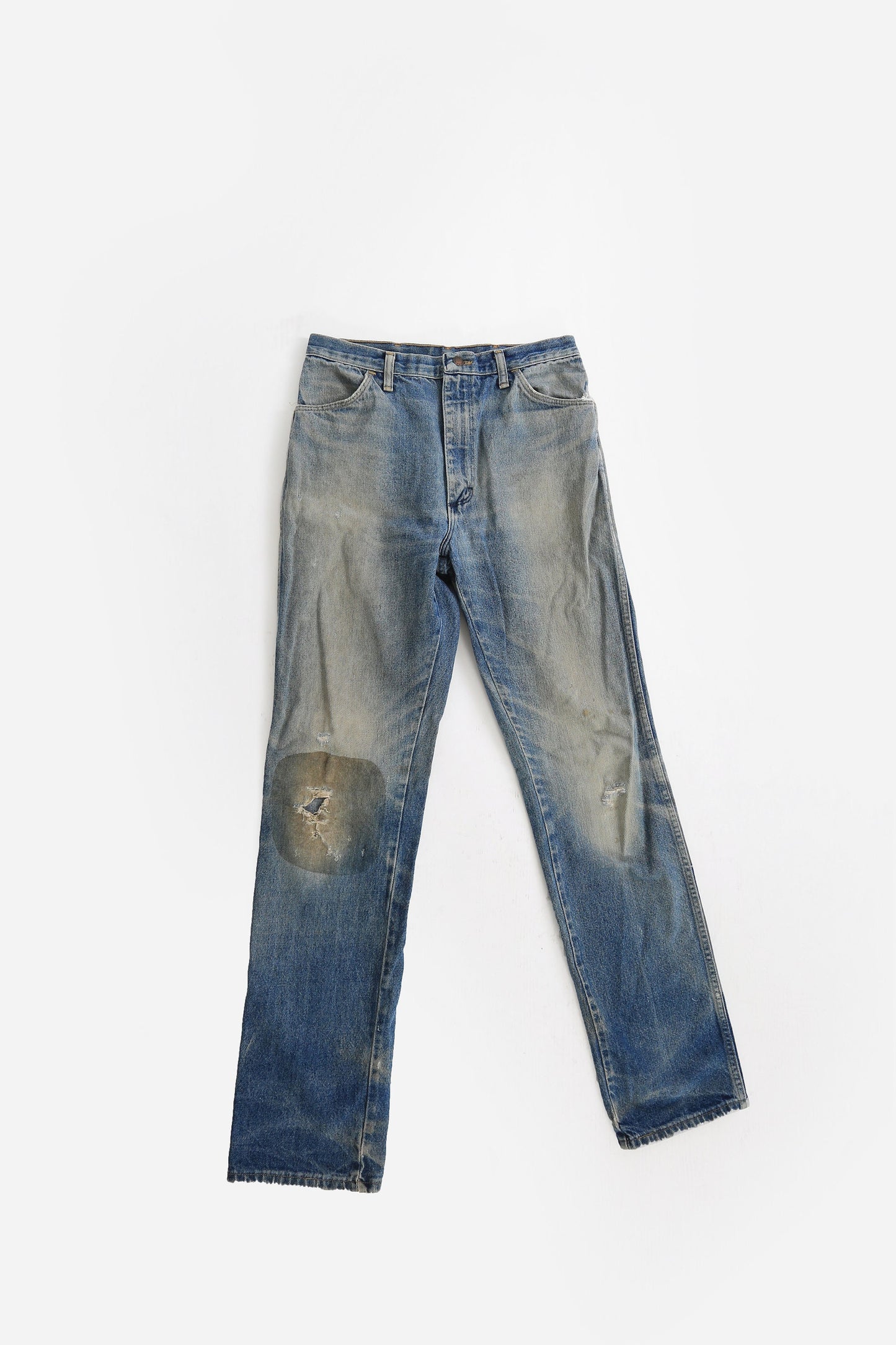 90s Rustler distressed blue Denim jeans 33 x 35