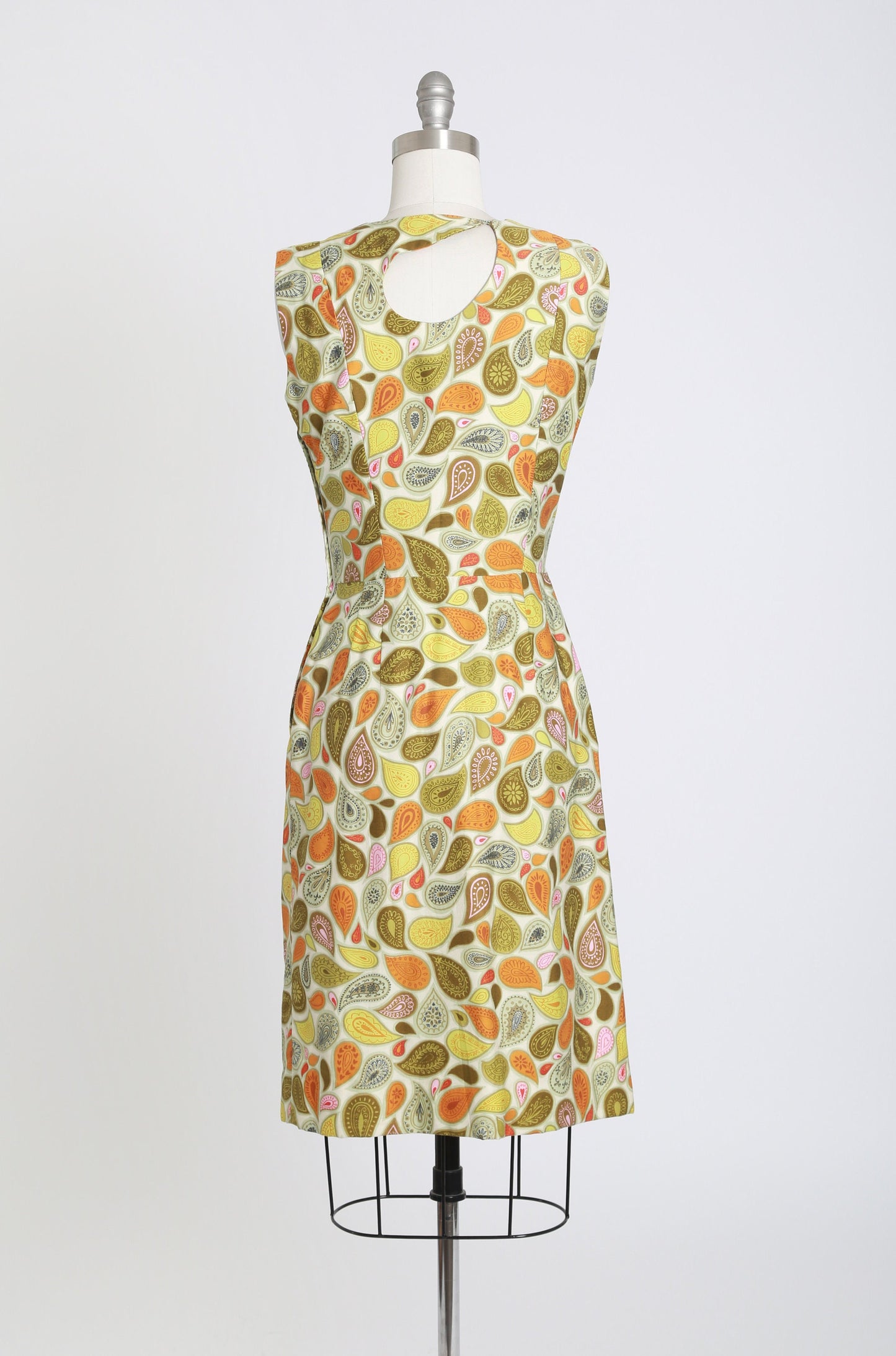 Vintage 1960s floral paisley dress + jacket