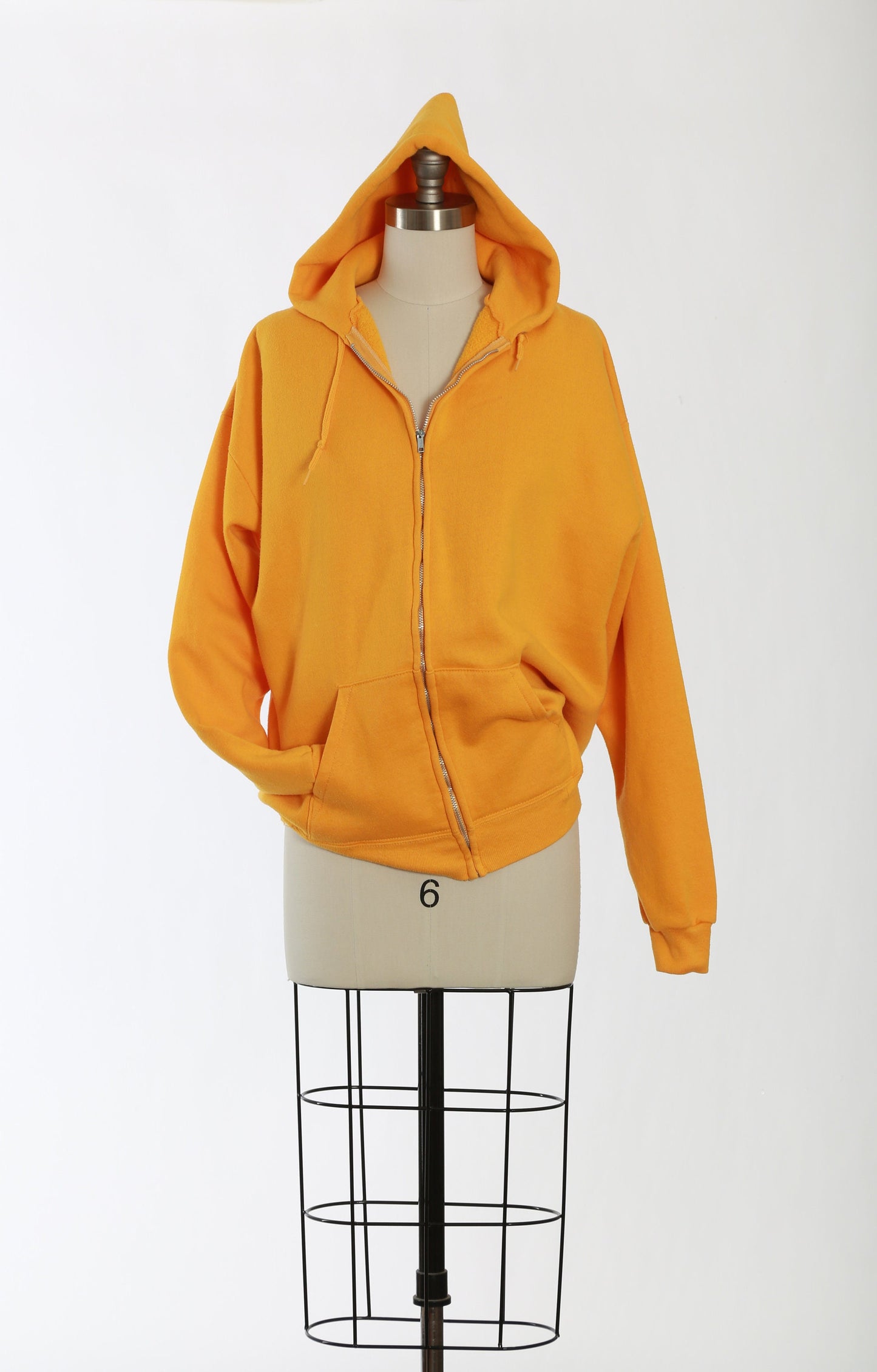 Golden hour hoodie | Vintage 1970s yellow hoodie sweatshirt