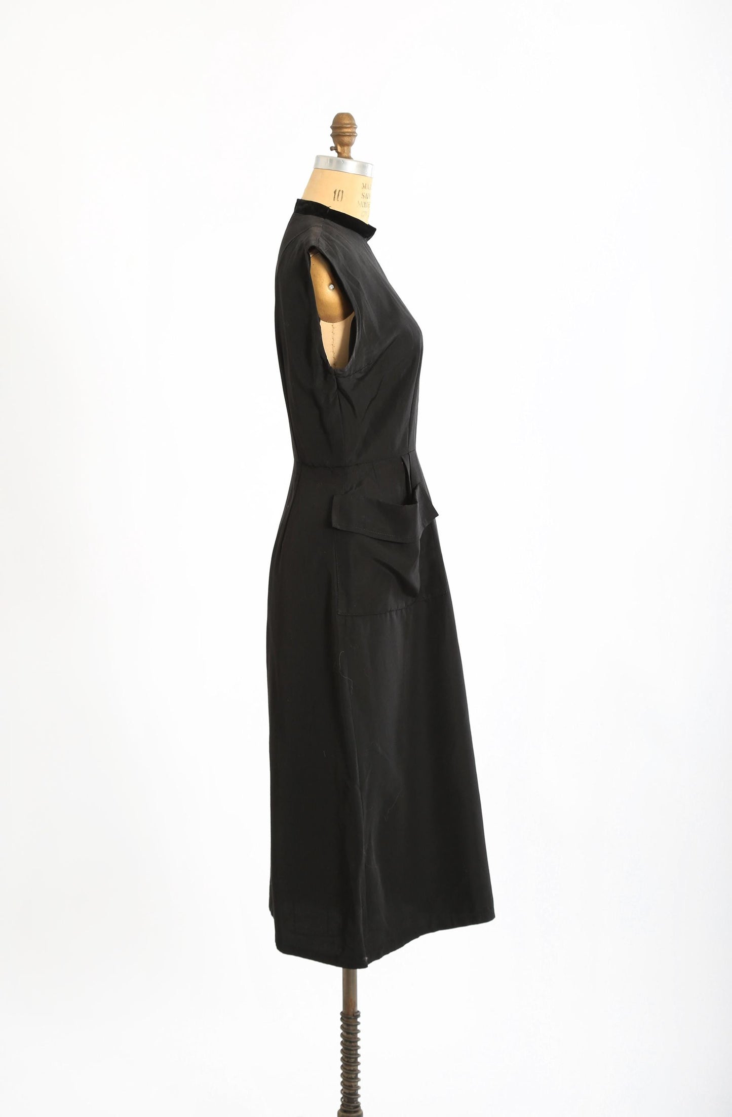 40s black dress
