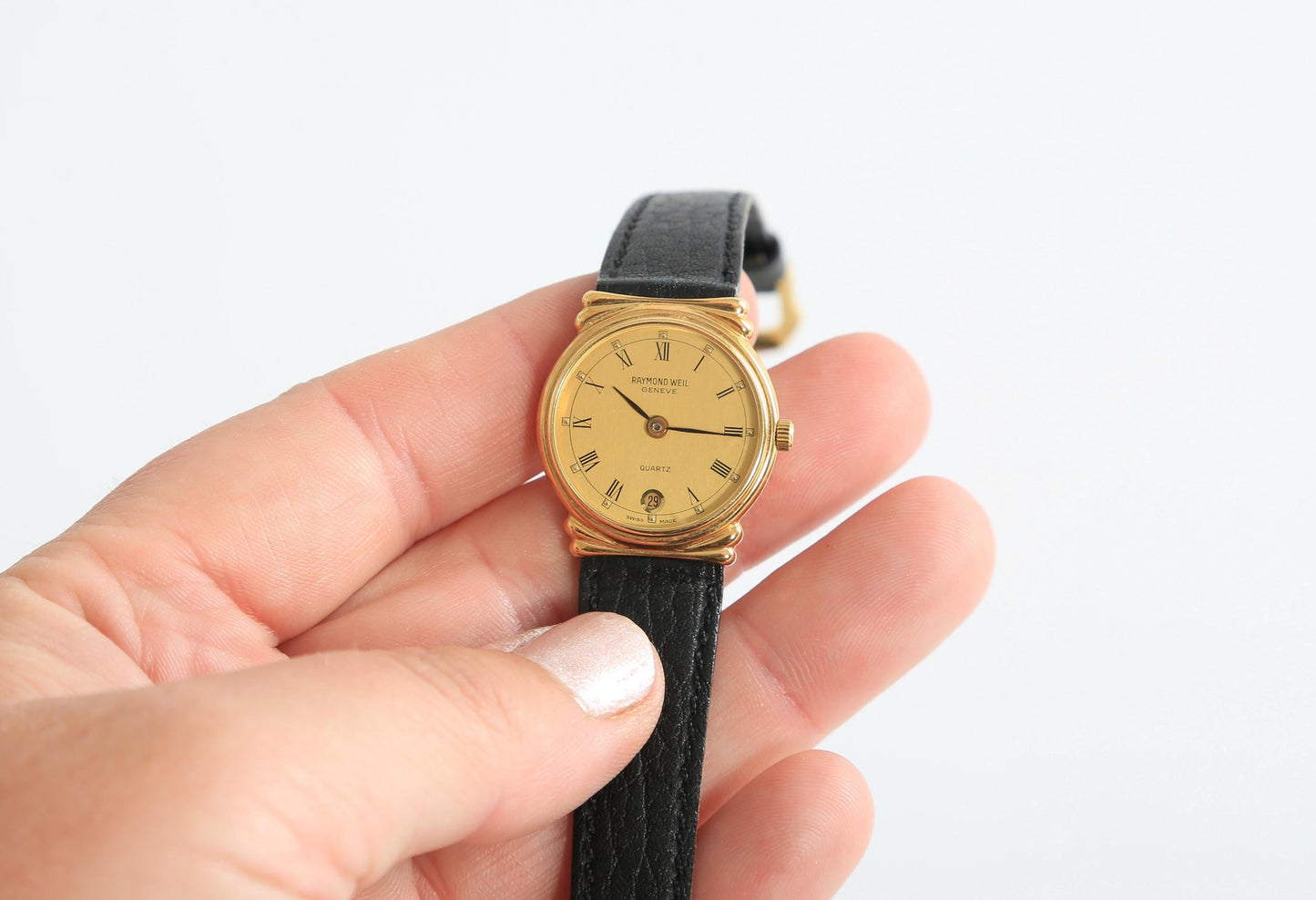 Vintage Raymond Weil Geneve 18K gold plated Woman's watch