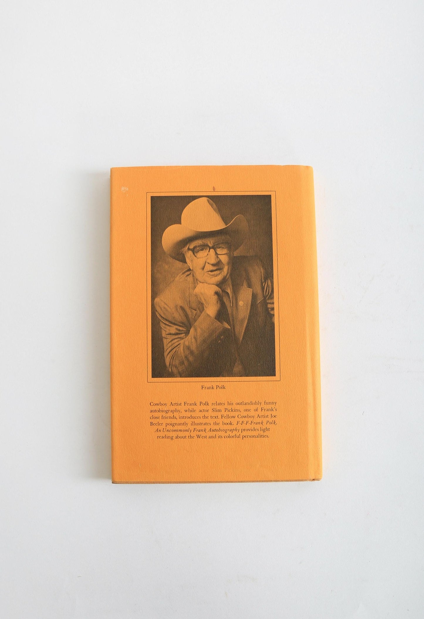 Vintage Cowboy Book | 1978 Frank Polk Autobiography book | F-F-F- Frank Polk