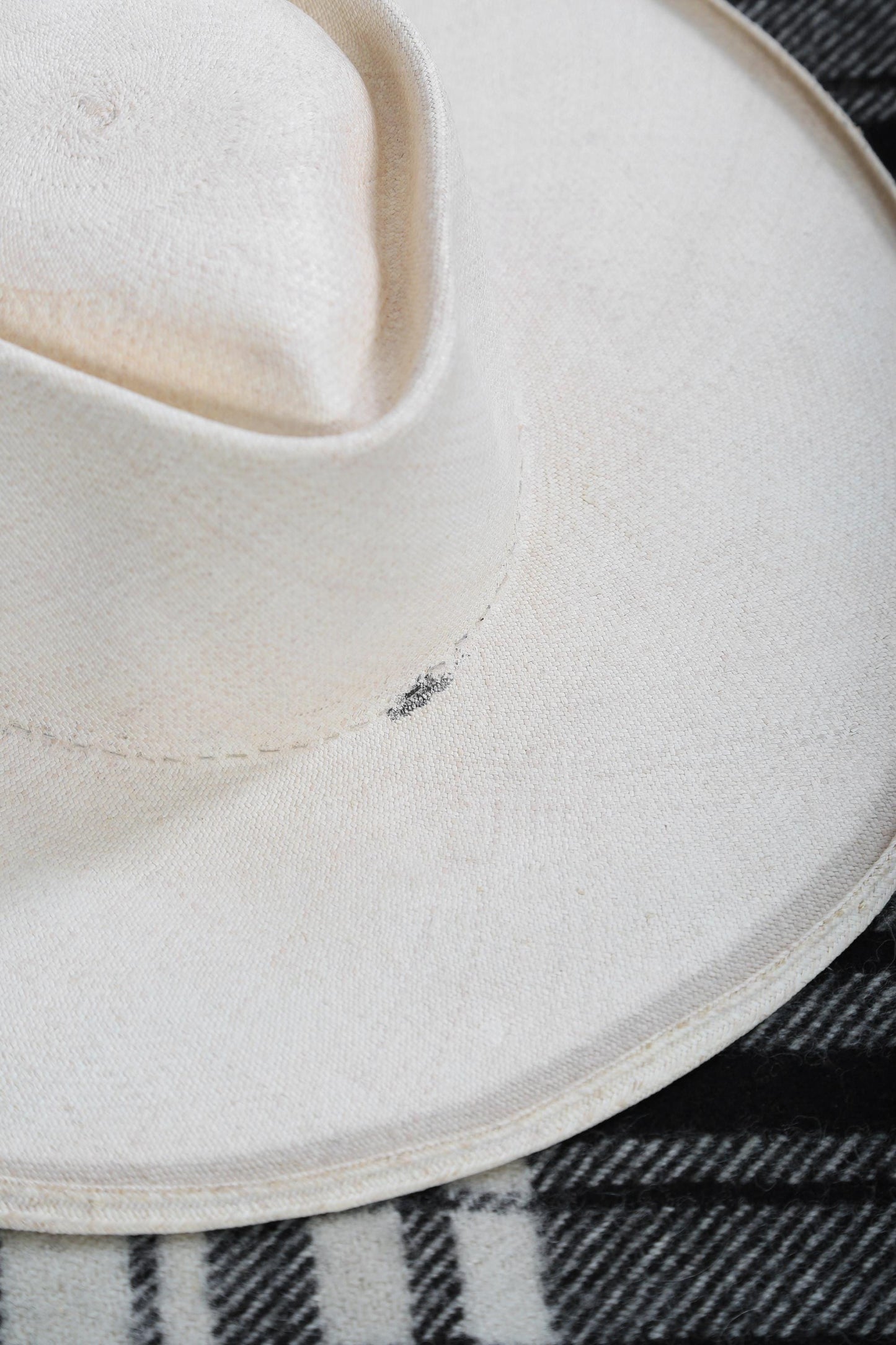 Vintage wide brim sun hat