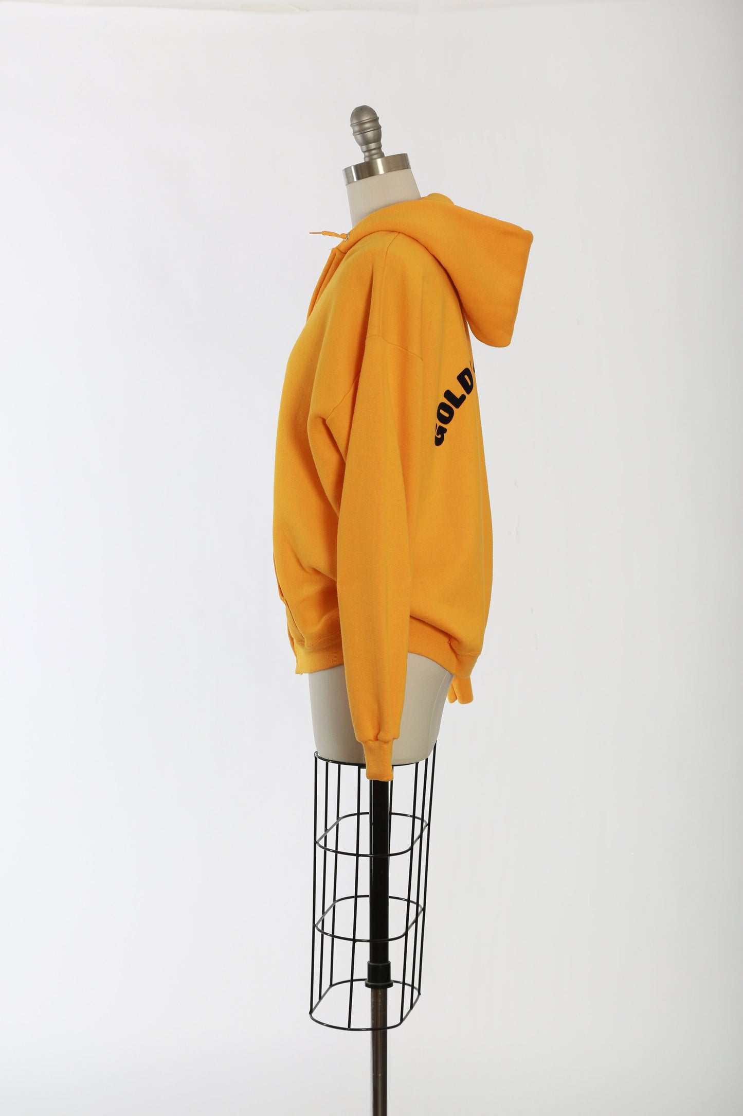 Golden hour hoodie | Vintage 1970s yellow hoodie sweatshirt