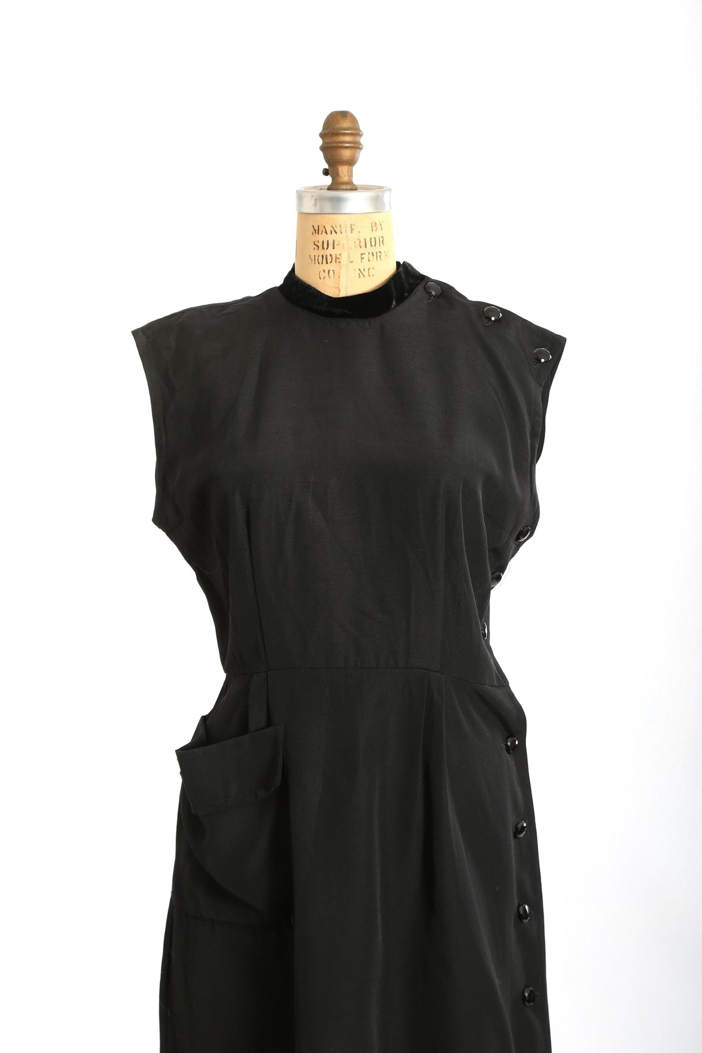 40s black dress