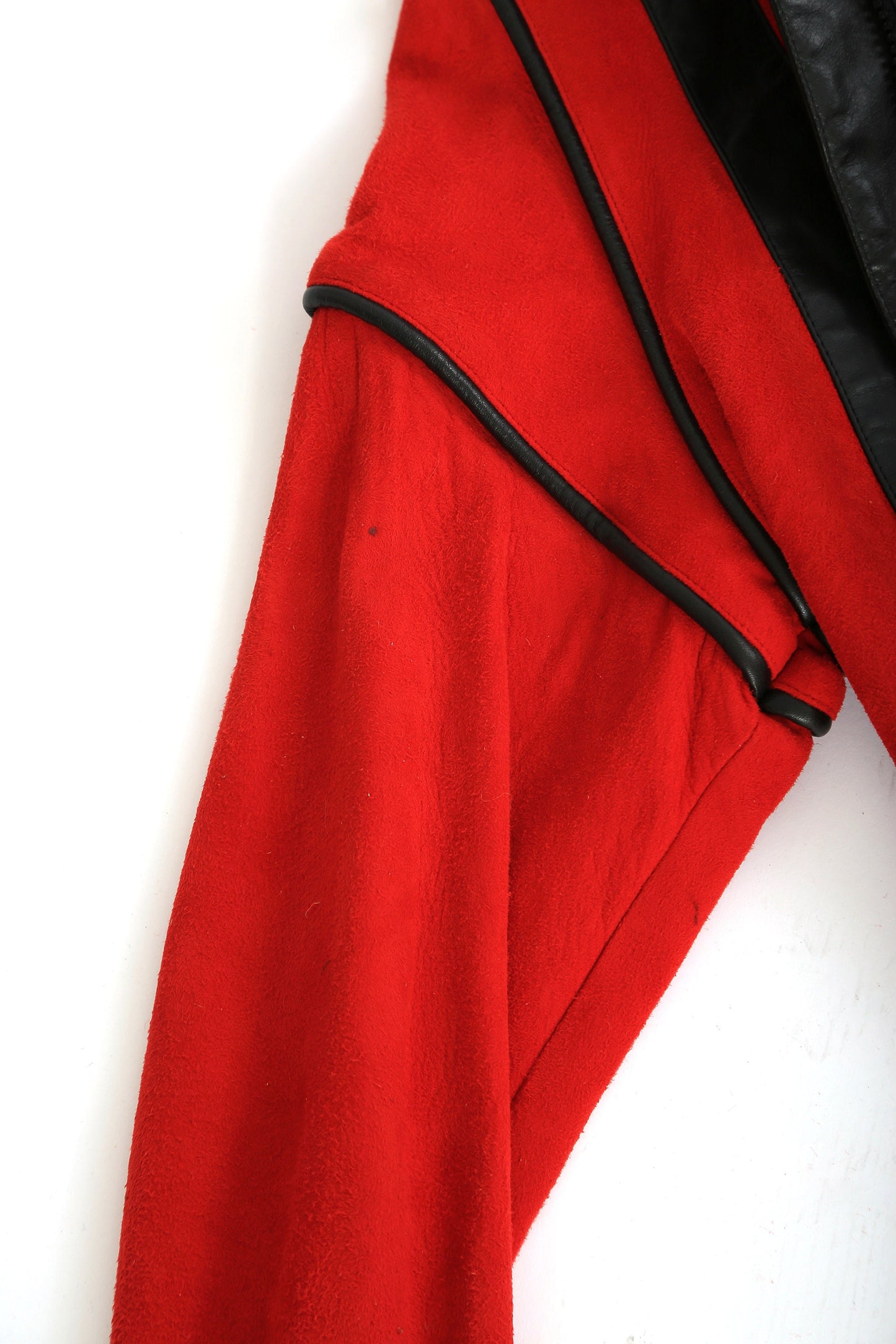 Vintage 1980s "Thriller" Red leather jacket