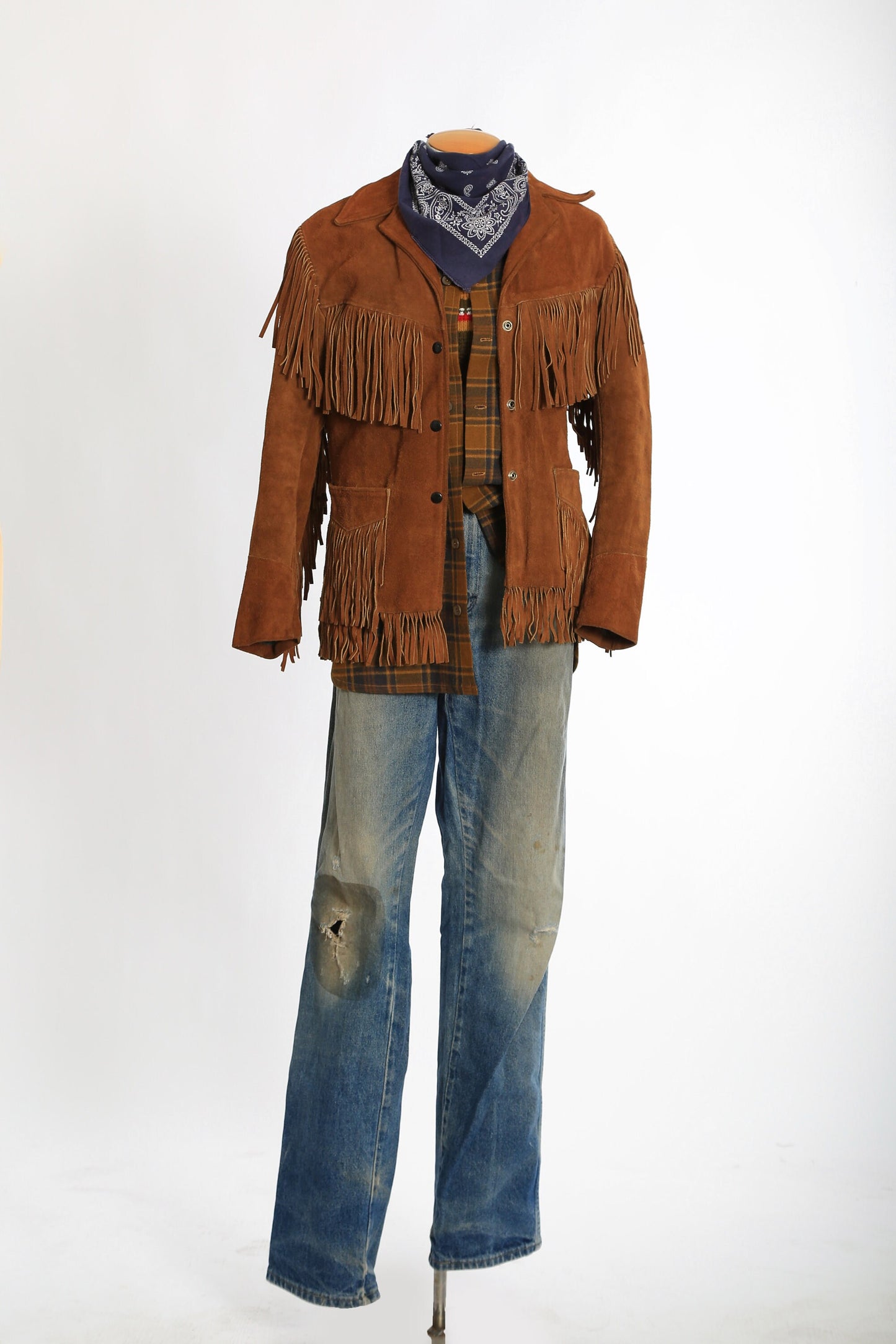 90s Rustler distressed blue Denim jeans 33 x 35