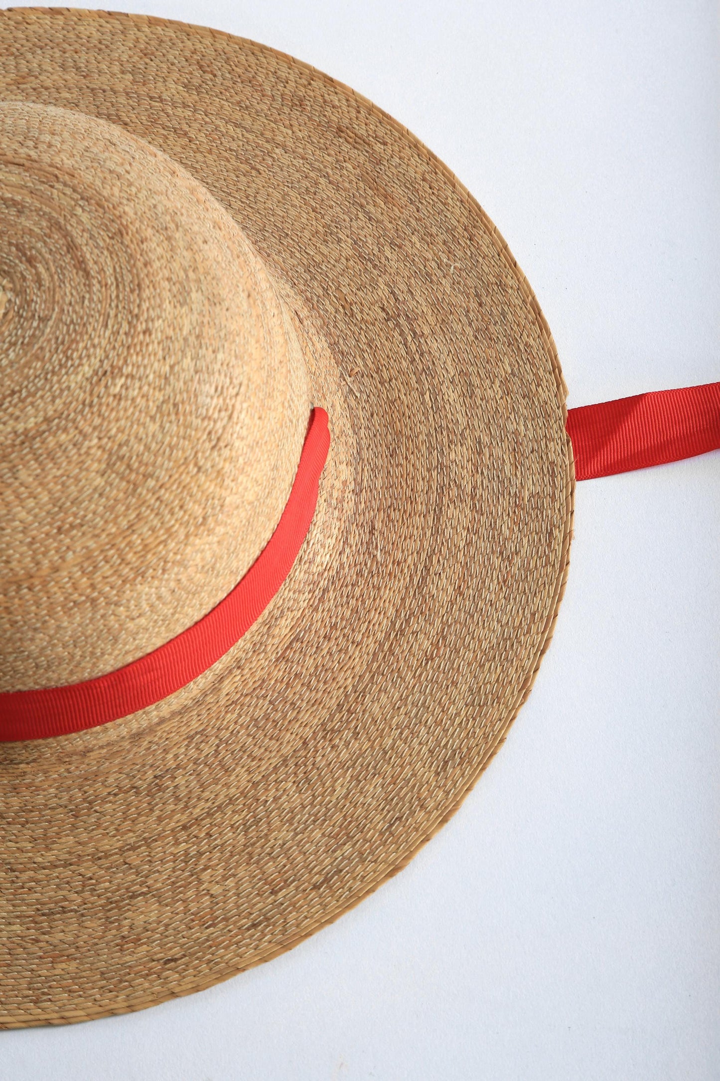 Vintage youth natural straw hat