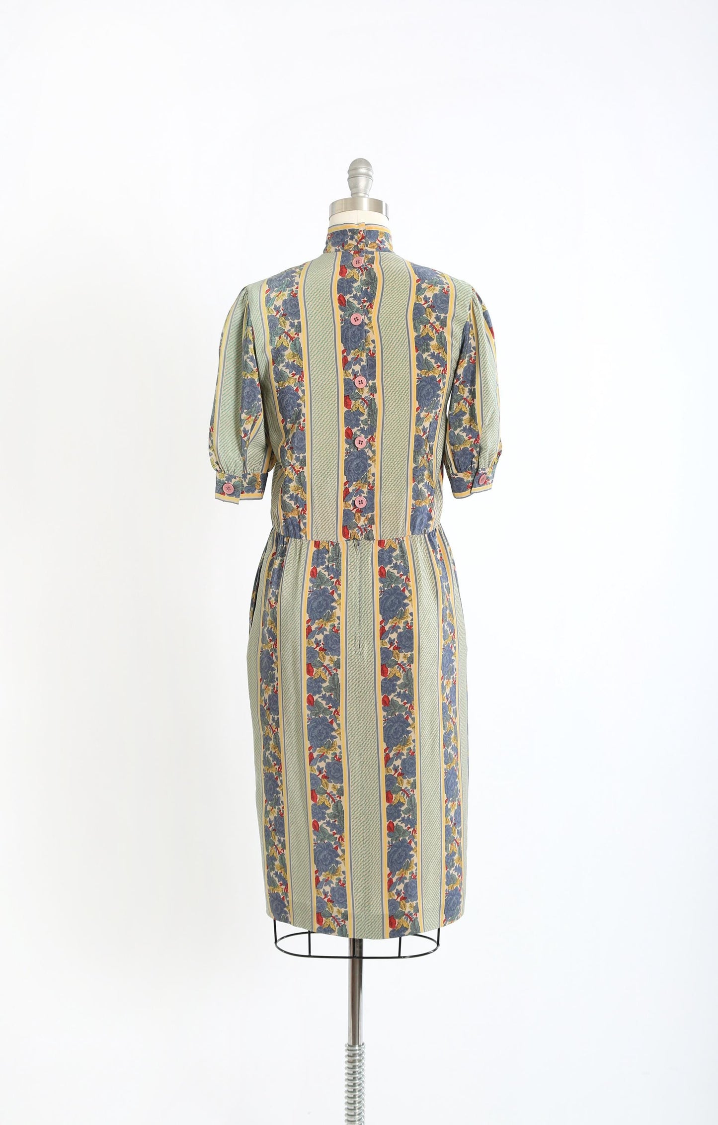 ALBERT NIPON Nipon boutique floral silk dress