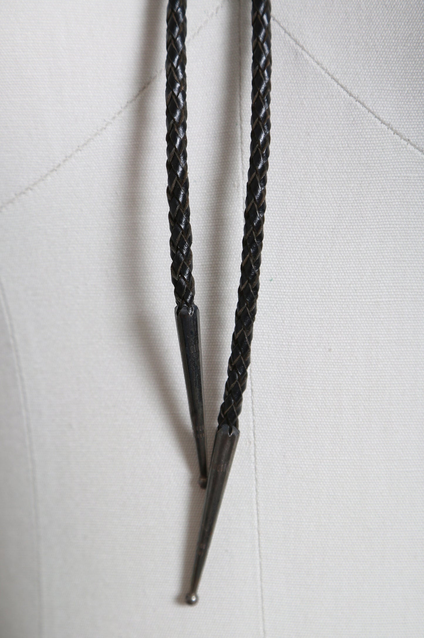 Vintage Native American sterling silver Turquoise bolo tie