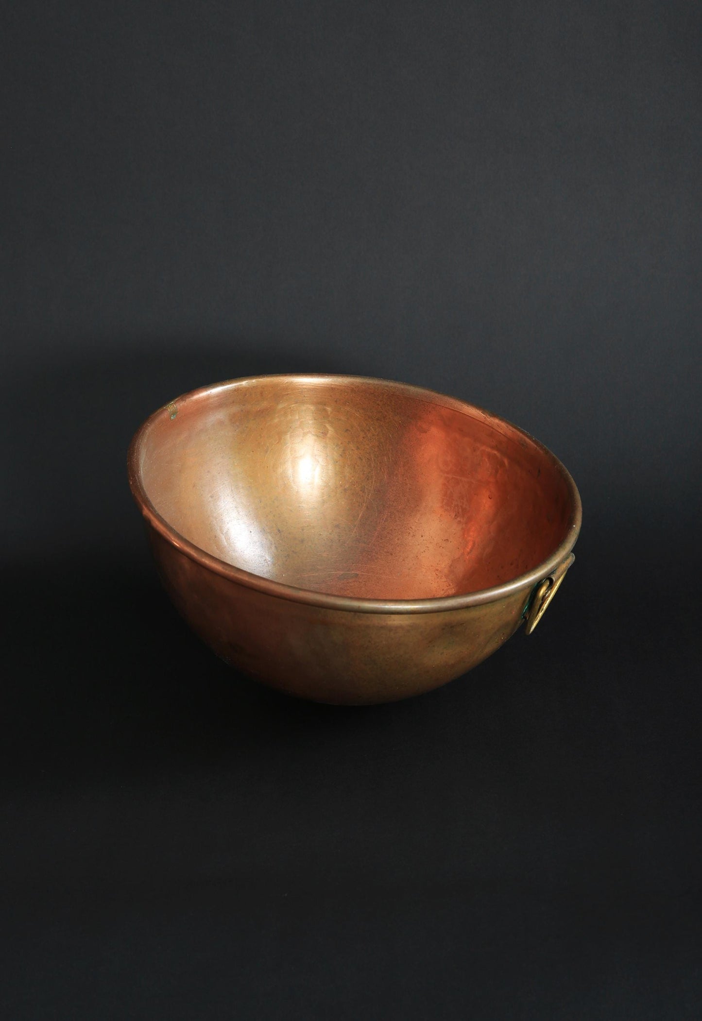 Vintage solid copper Chocolate bowl | DIVERTIMENTI OF LONDONS Copper mixing bowl