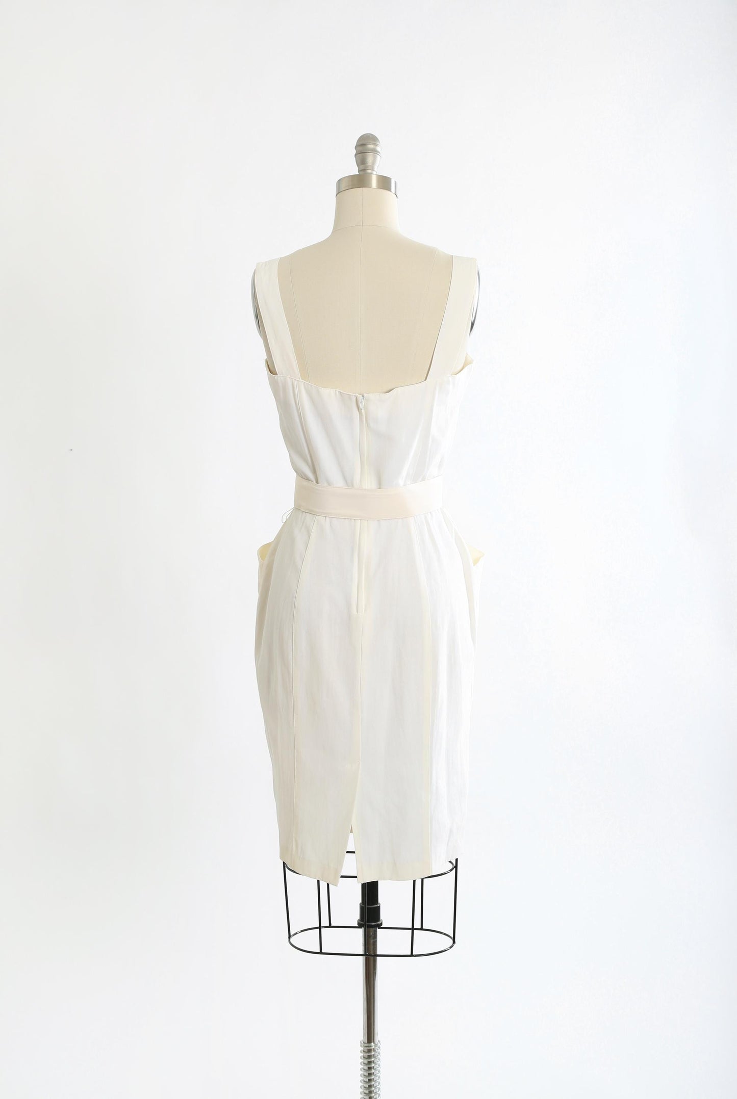 Vintage 80s white 3pc dress cropped bolero jacket | 1980s deadstock SOMA white dress pleated jacket