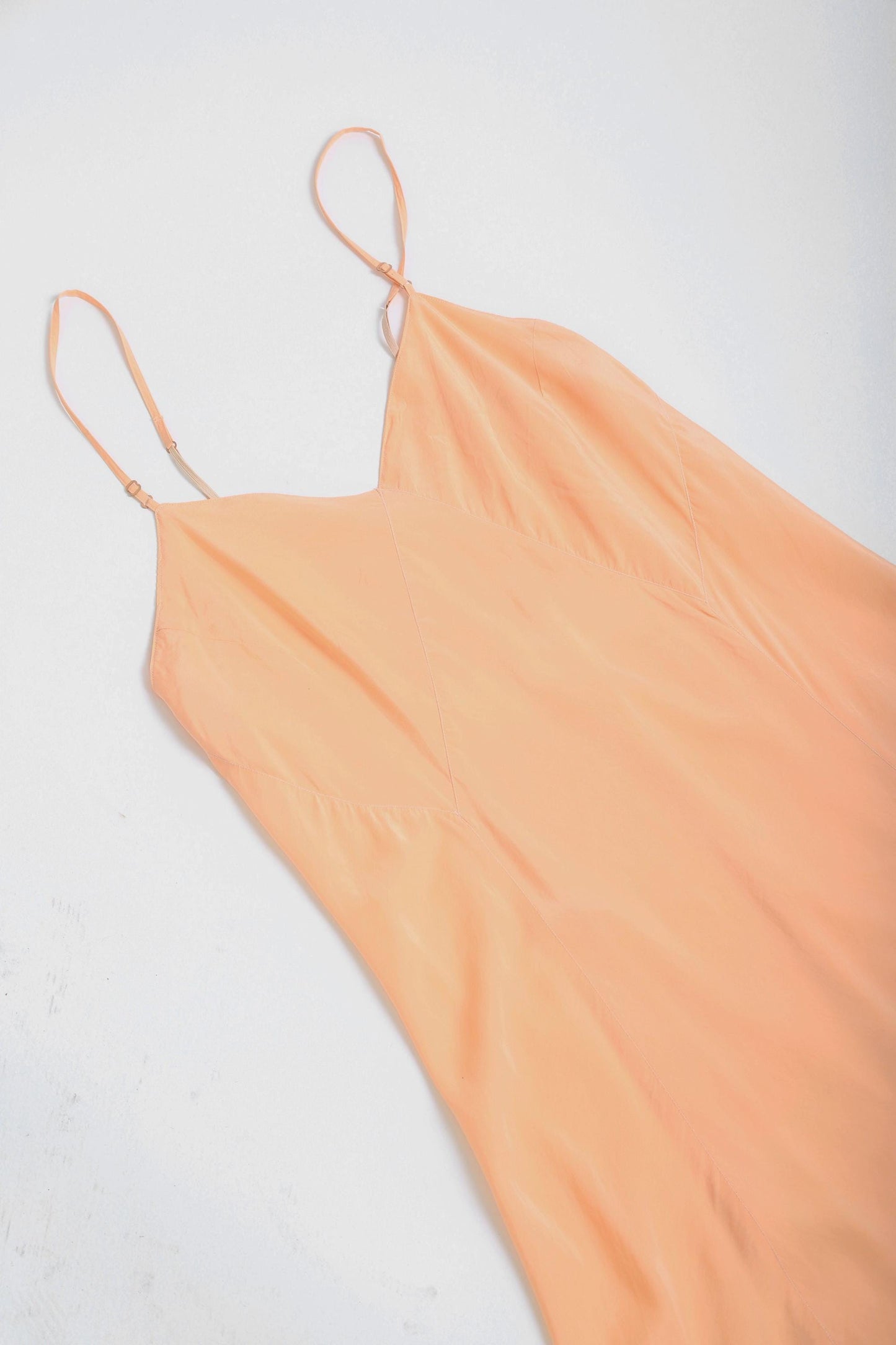 40s pink Pure Silk slip dress