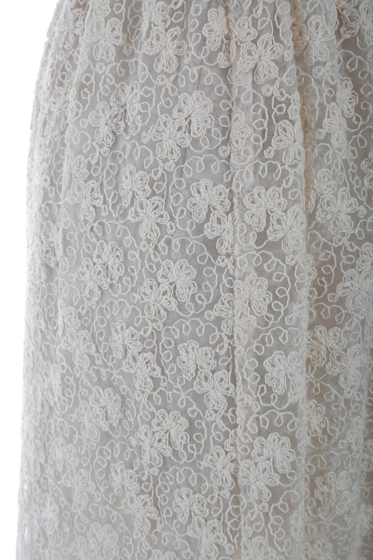 Lanz floral dress | vintage 70s brown velvet embroidered maxi dress | 1970s cream floral maxi dress