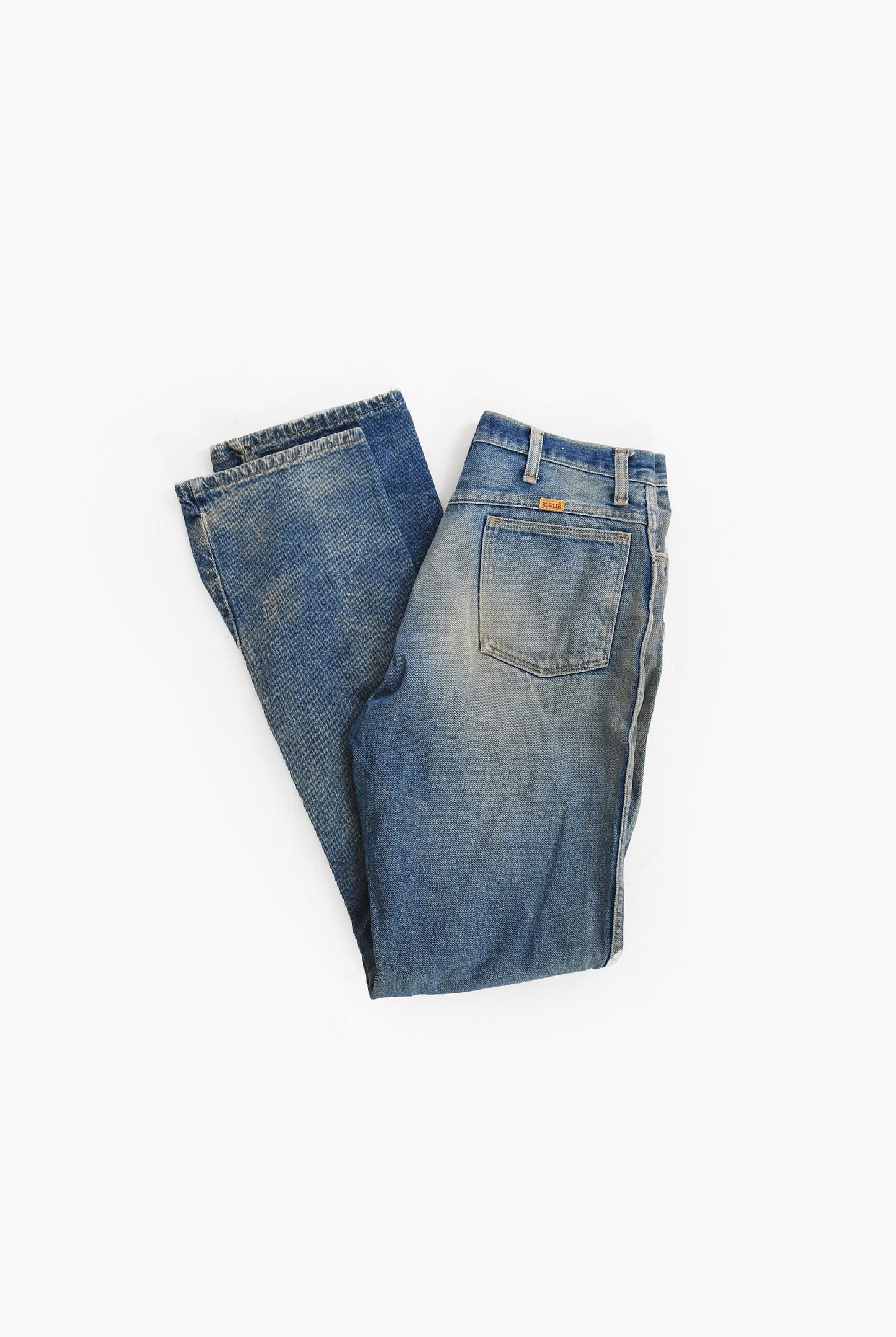 90s Rustler distressed blue Denim jeans 33 x 35
