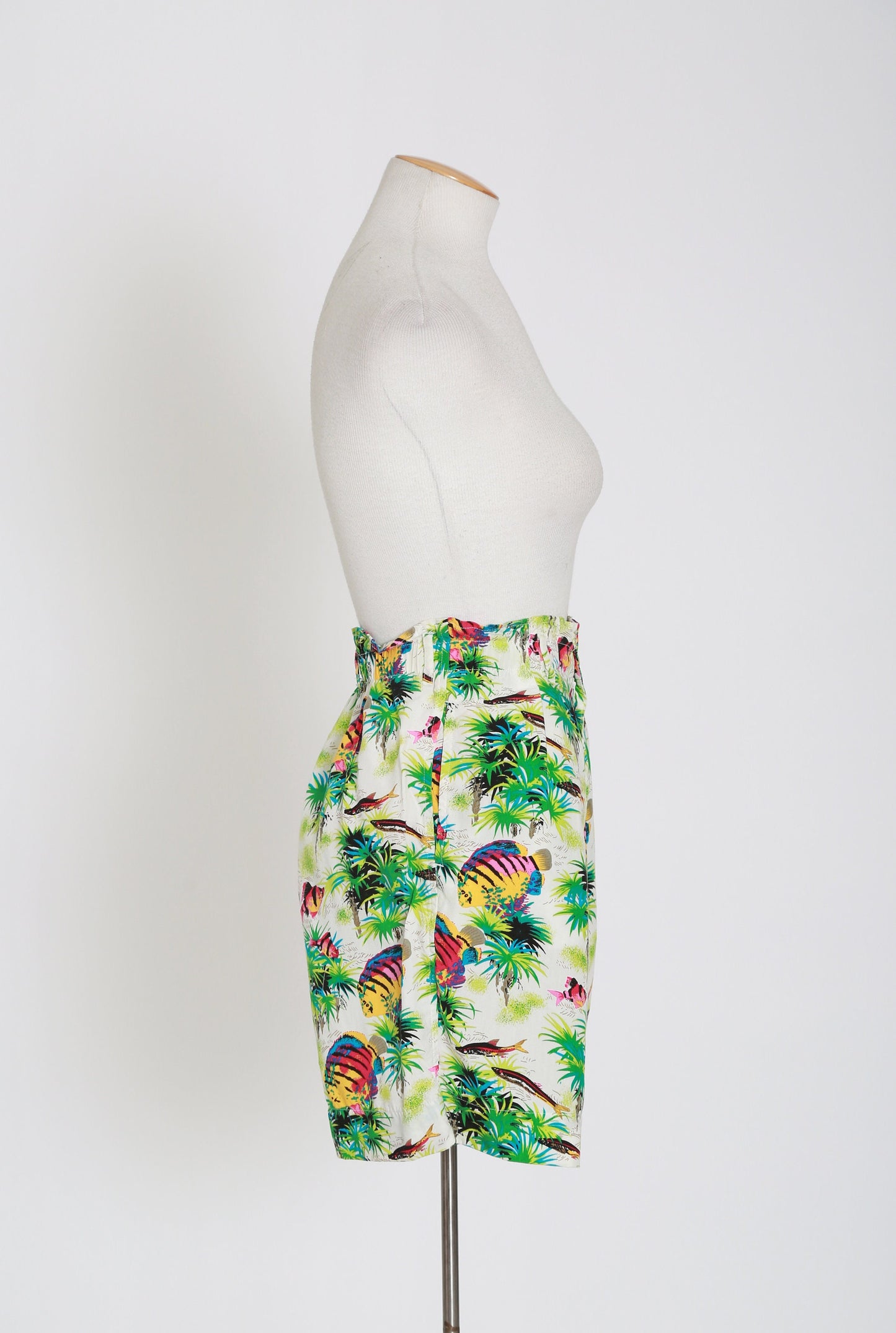 GAP Tropical shirts | Vintage 90s GAP tropical fish rayon shorts