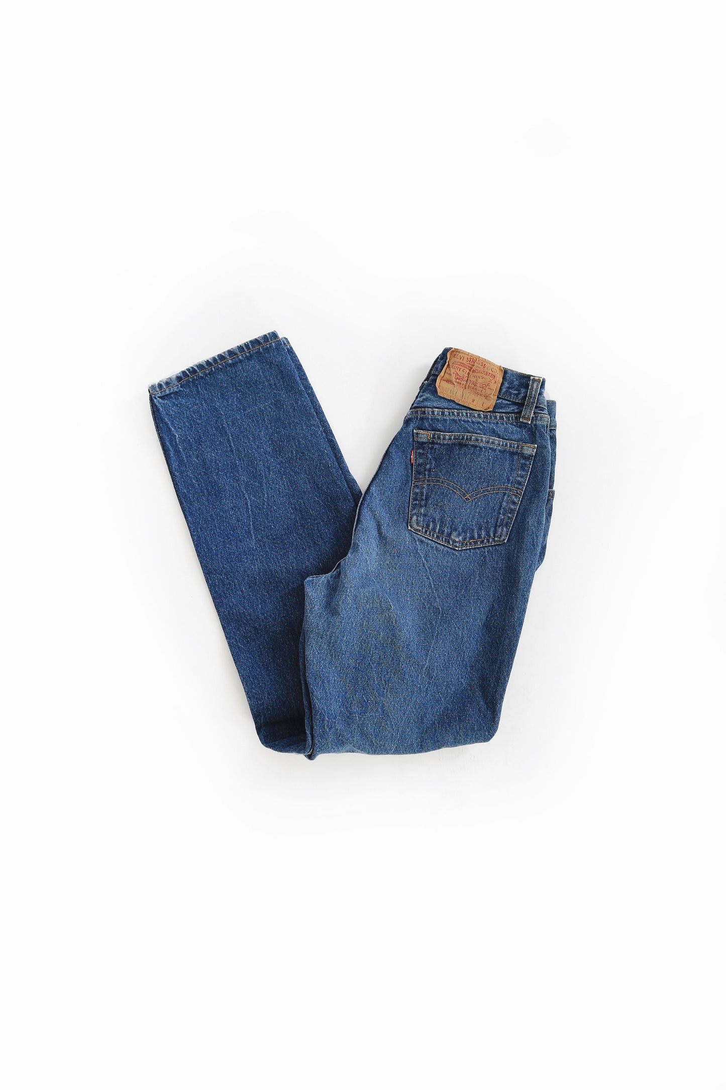 Y2K Levis | Vintage High waist button fly Levis blue jeans USA W27 L30 1/2