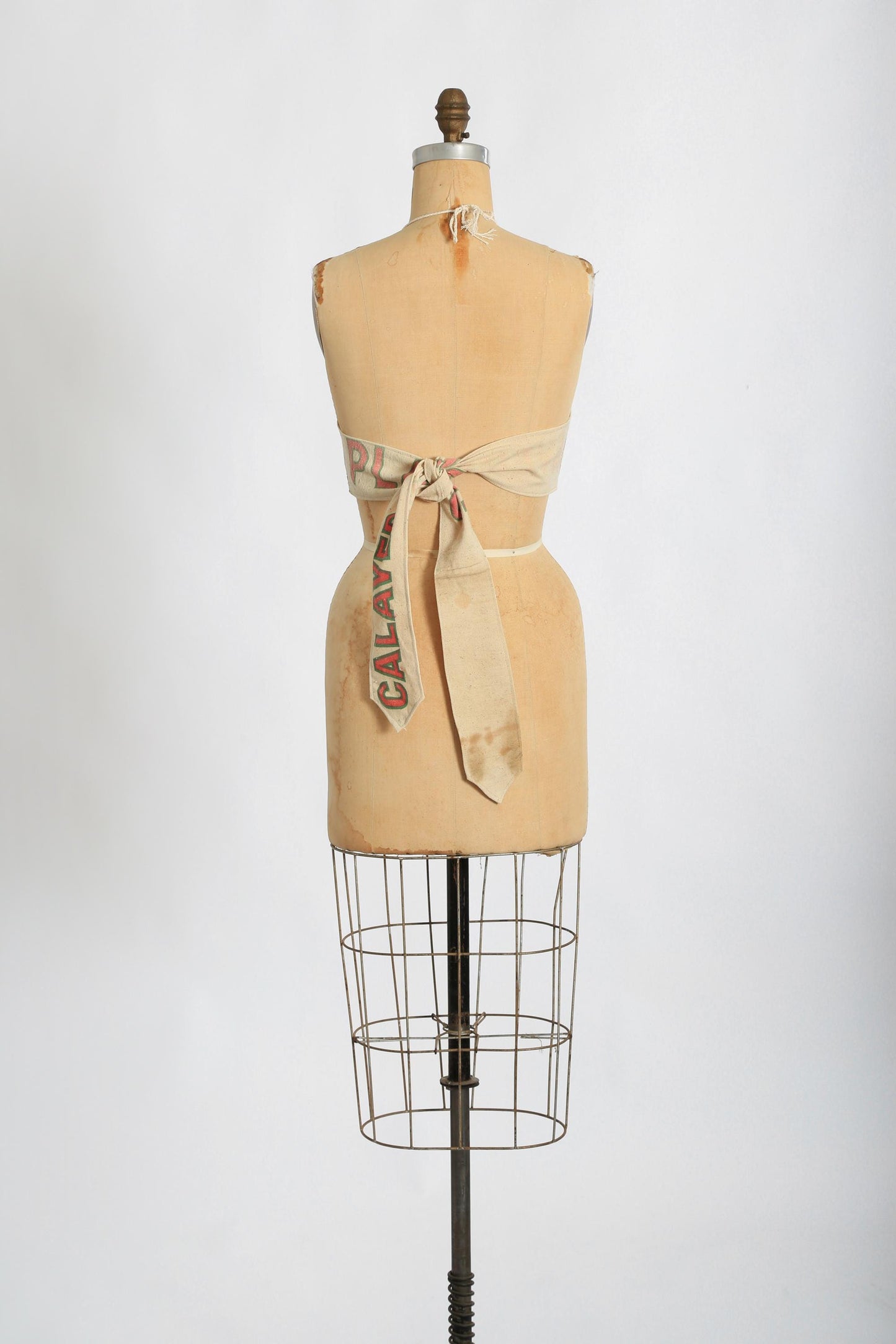 Vintage Hand made "Feedsack" halter top | Vintage 1940s halter top