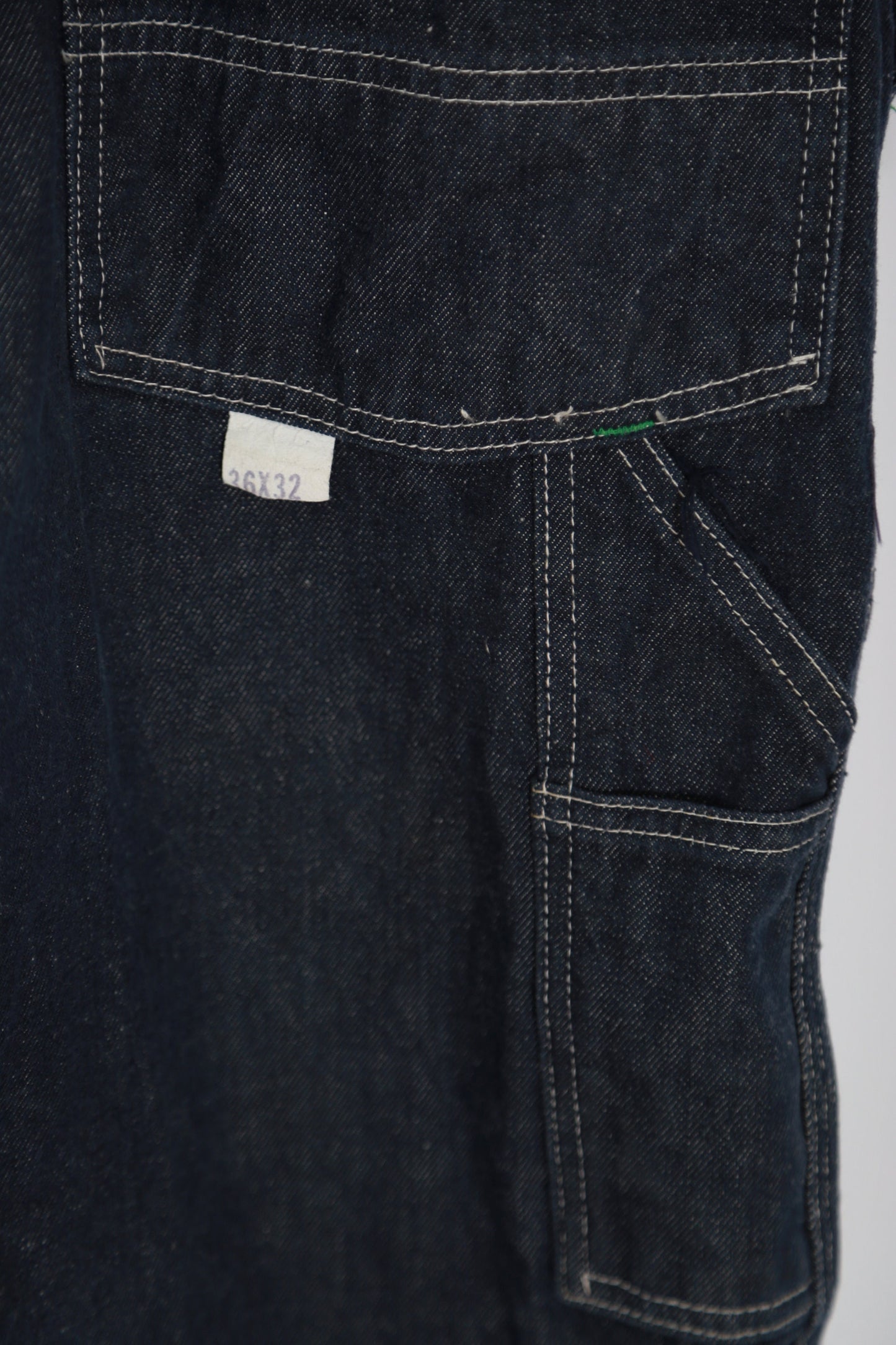 Vintage 70s Rugged K Kmart deadstock bib overalls 36x32