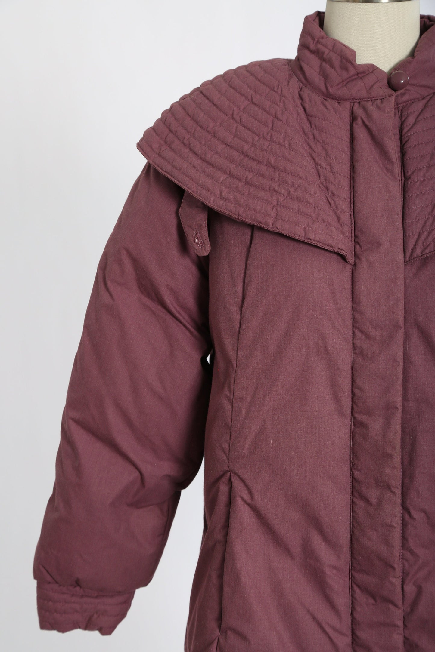 Miya & Yoshi puffer parka | Vintage 90s purple quilted down puffer coat jacket