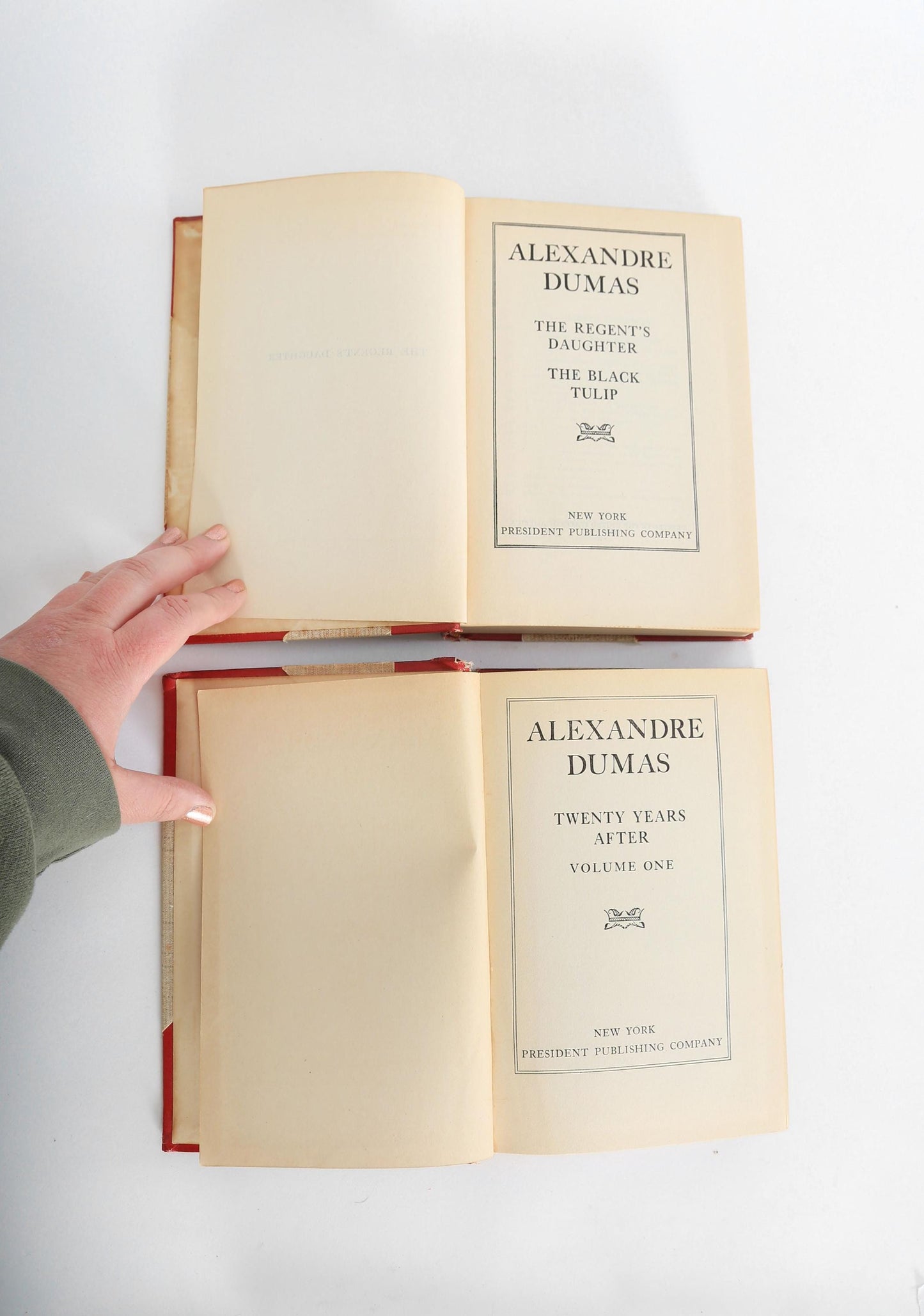 Vintage Alexandre Dumas books | The Regent's Daughter | Twenty Years After book set