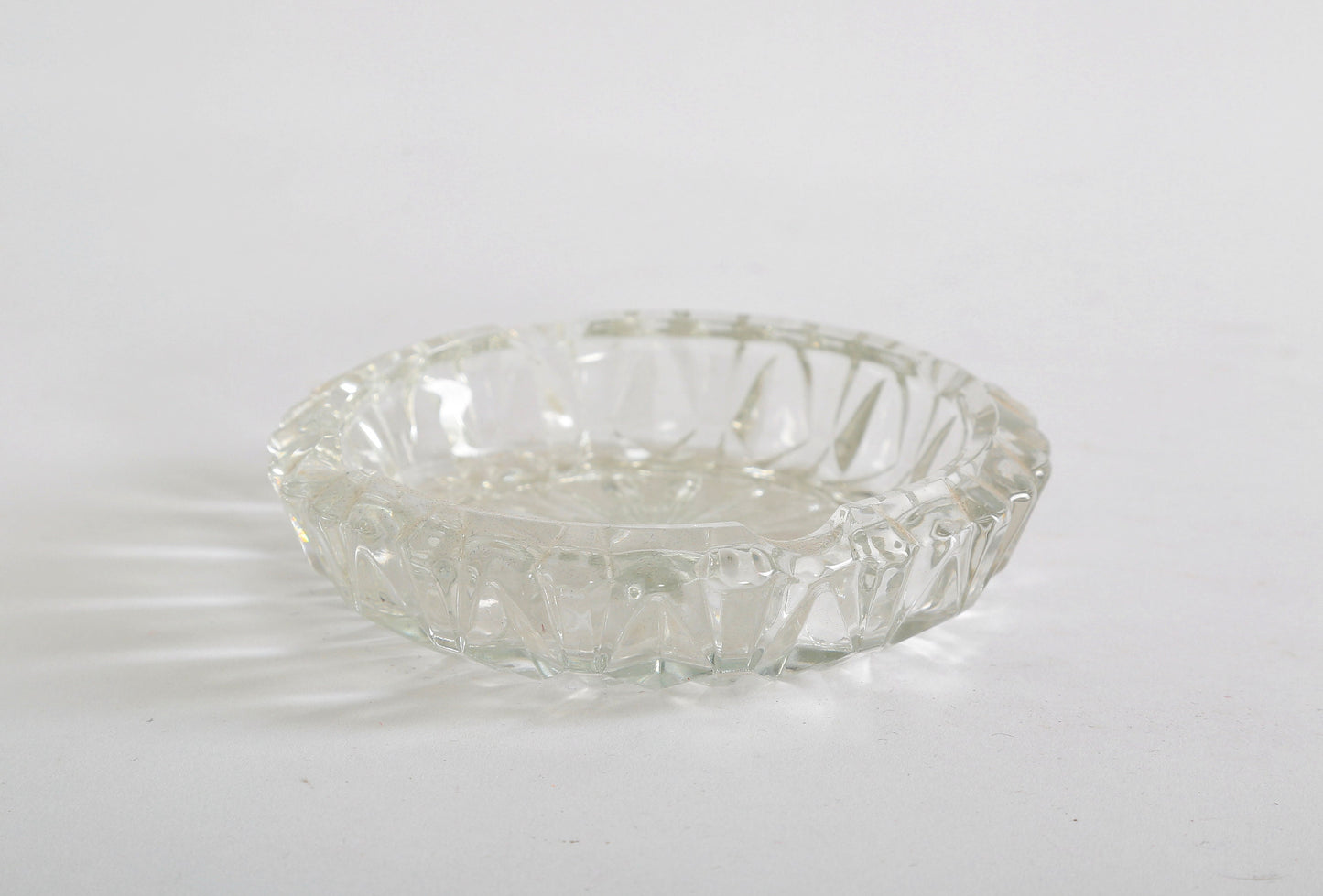 Vintage Noritake Hampton Hall clear glass Crystal Ashtray