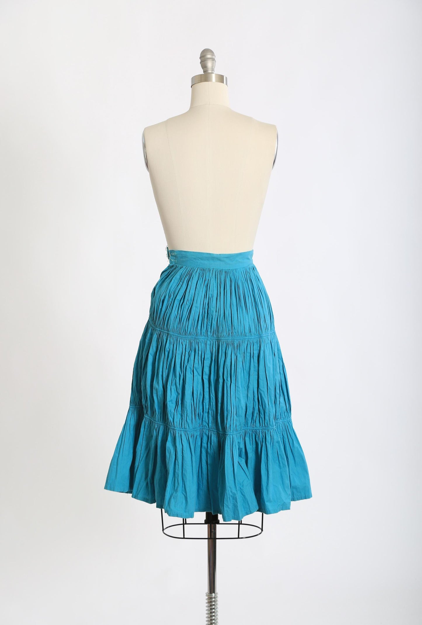 Vintage 50s blue cotton skirt