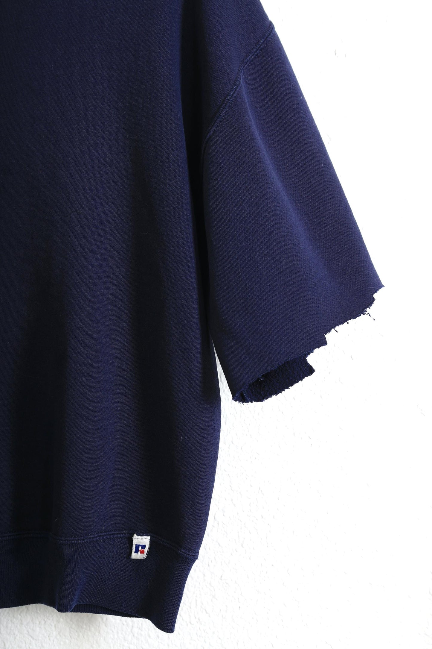 Vintage 90s Russell athletic blue cutoff sweatshirt