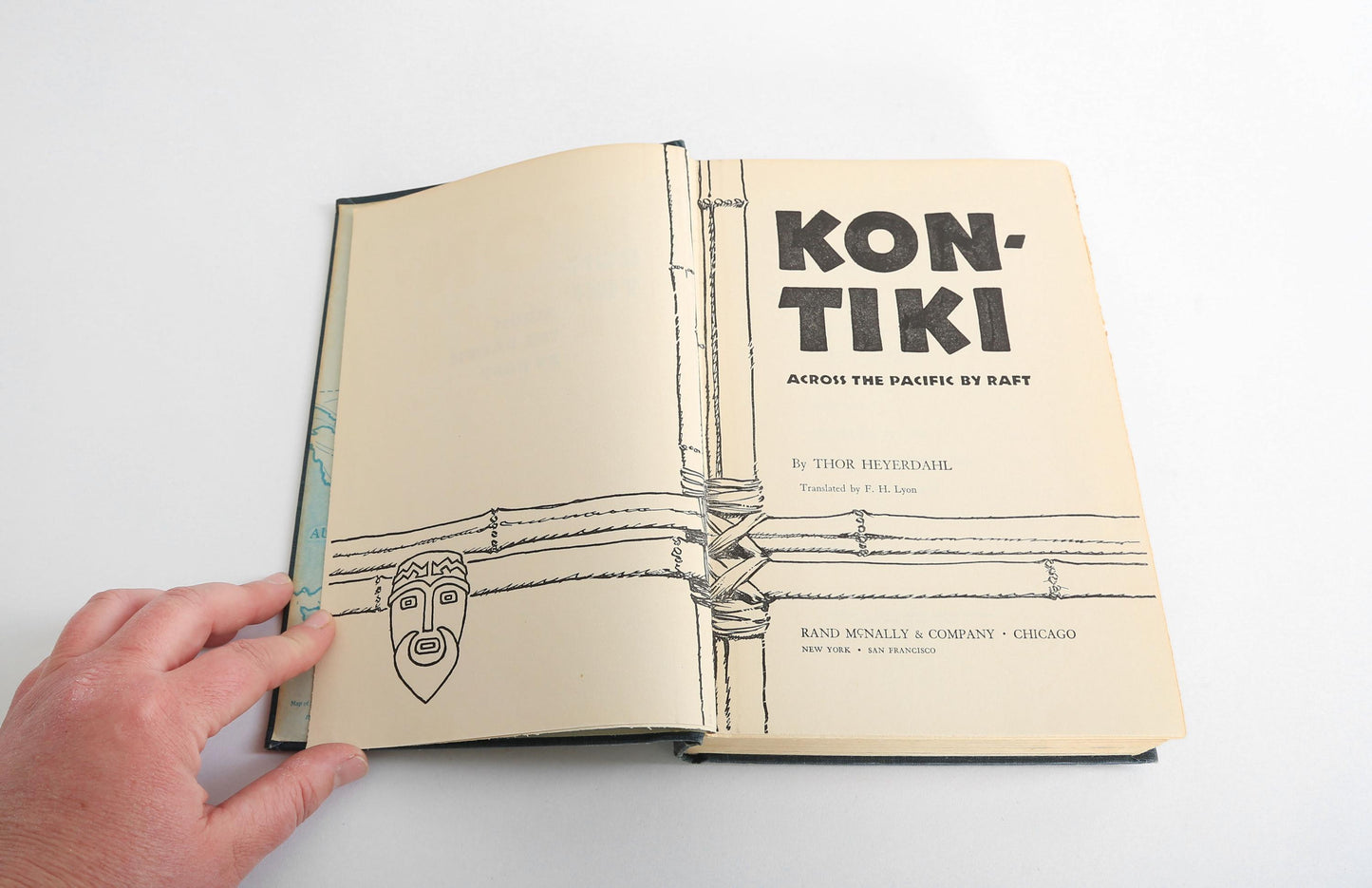 Vintage Kon Tiki Thor Heyerdahl 1950s 1st Edition