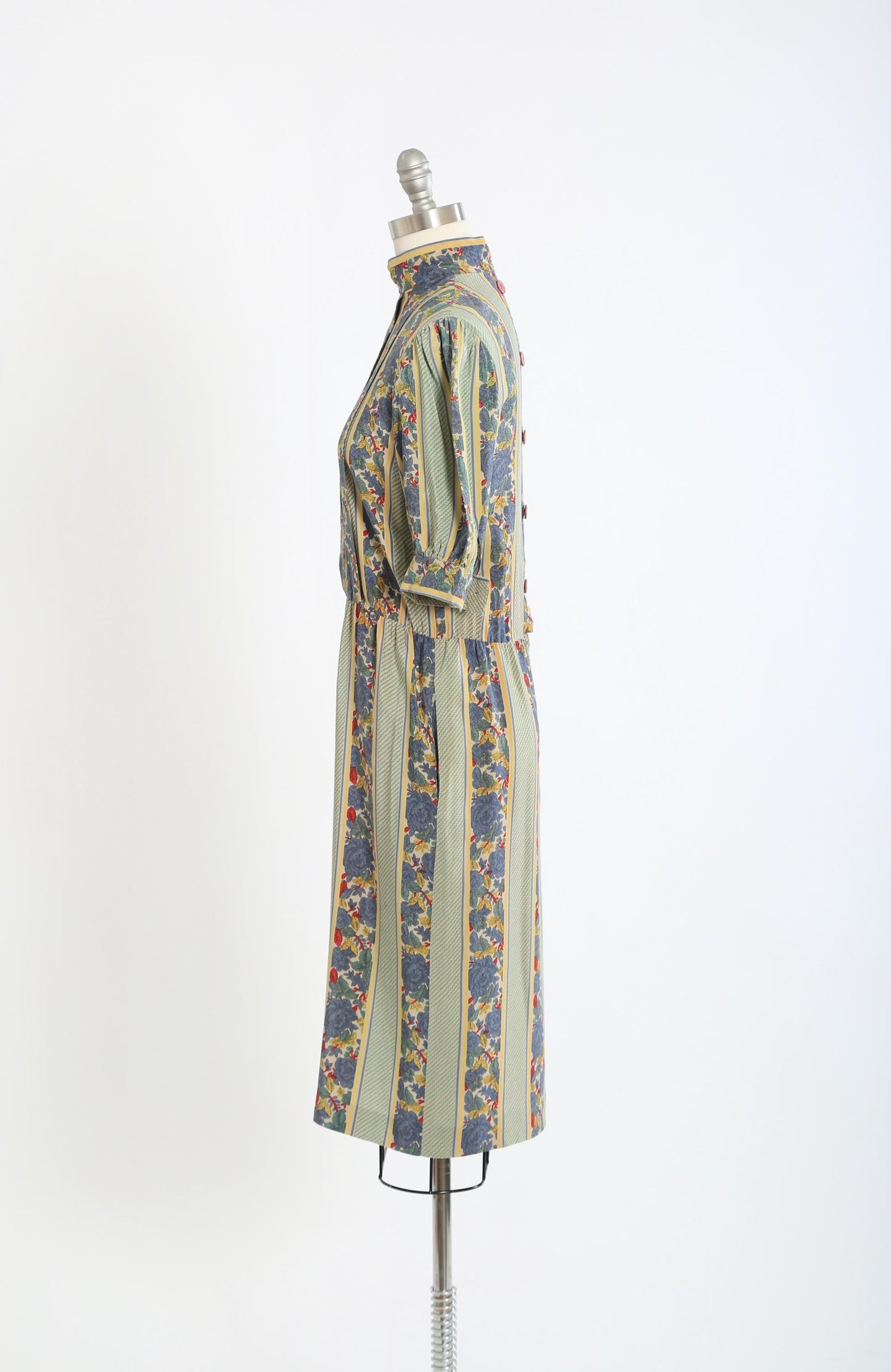 ALBERT NIPON Nipon boutique floral silk dress