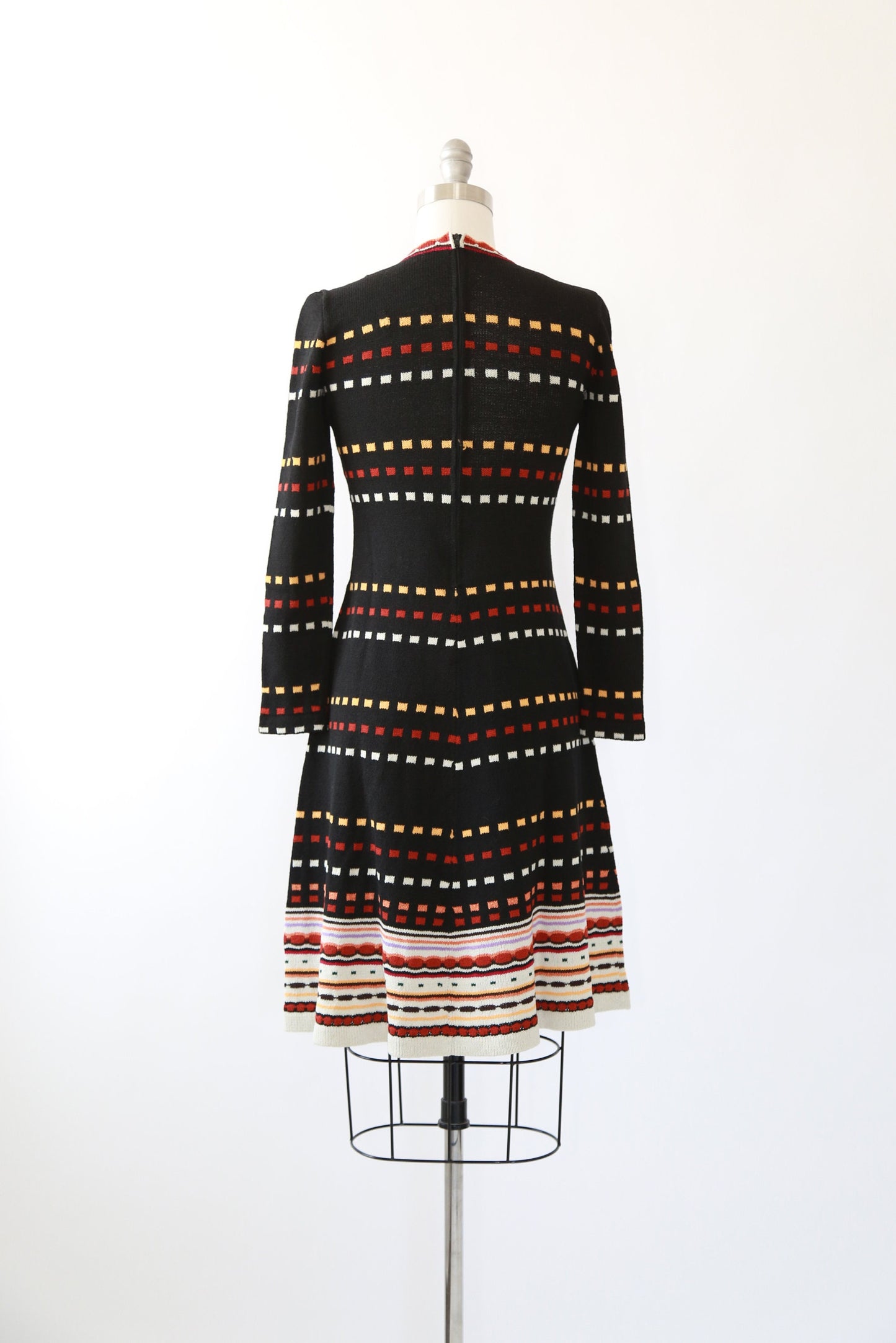 ADOLFO knit dress | Vintage 70s knit sweater dress | ADOLFO New York dress