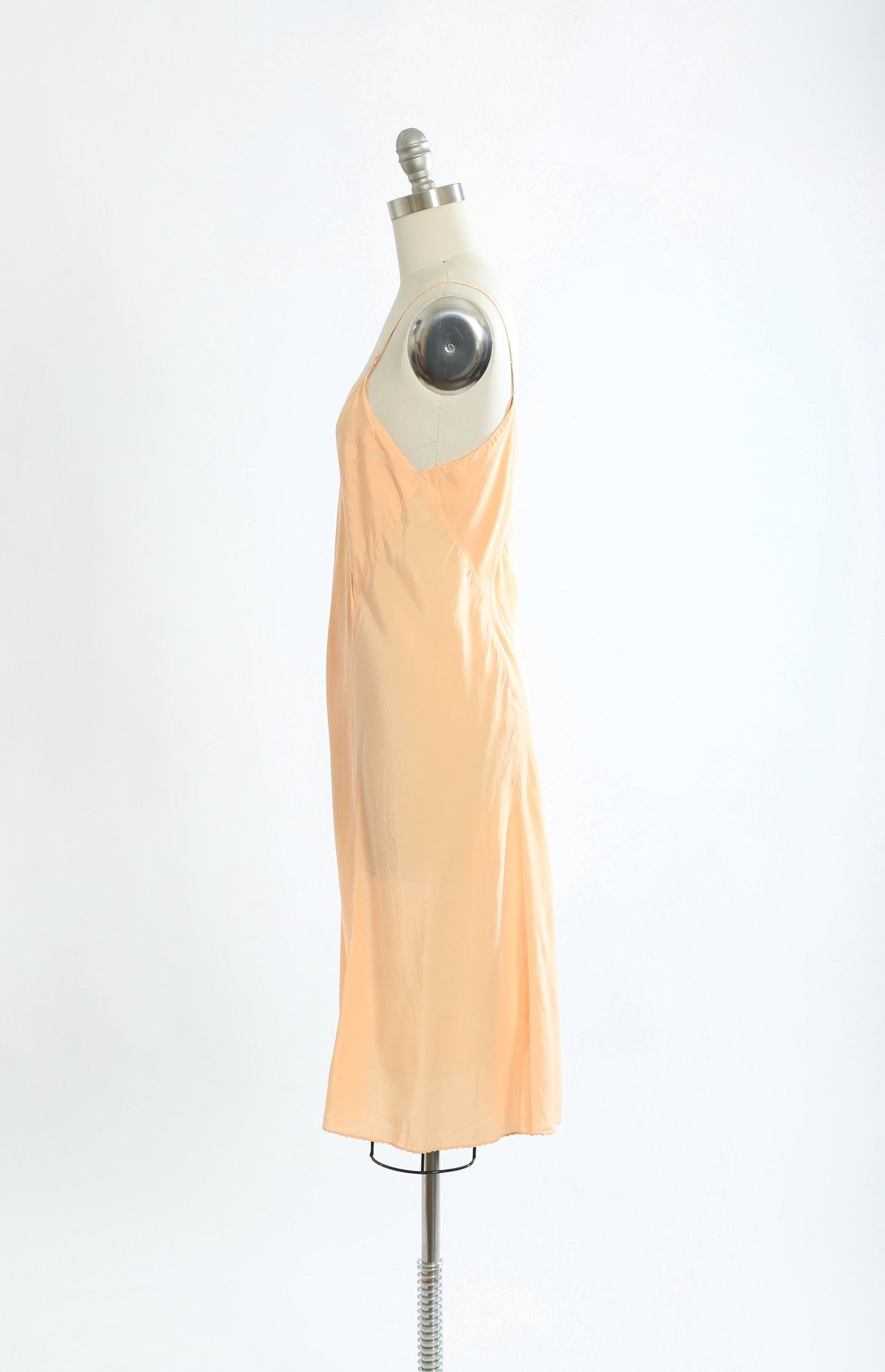 40s pink Pure Silk slip dress