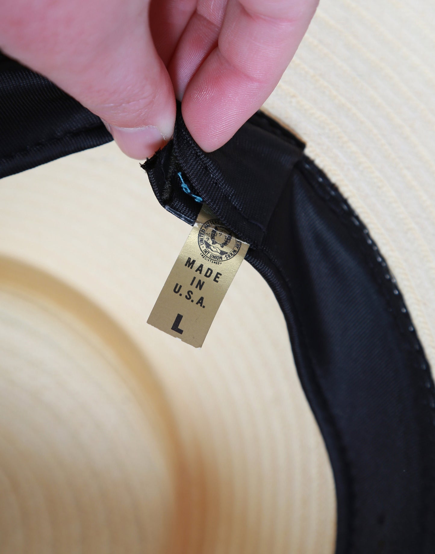 Vintage straw Panama hat | straw telescope hat