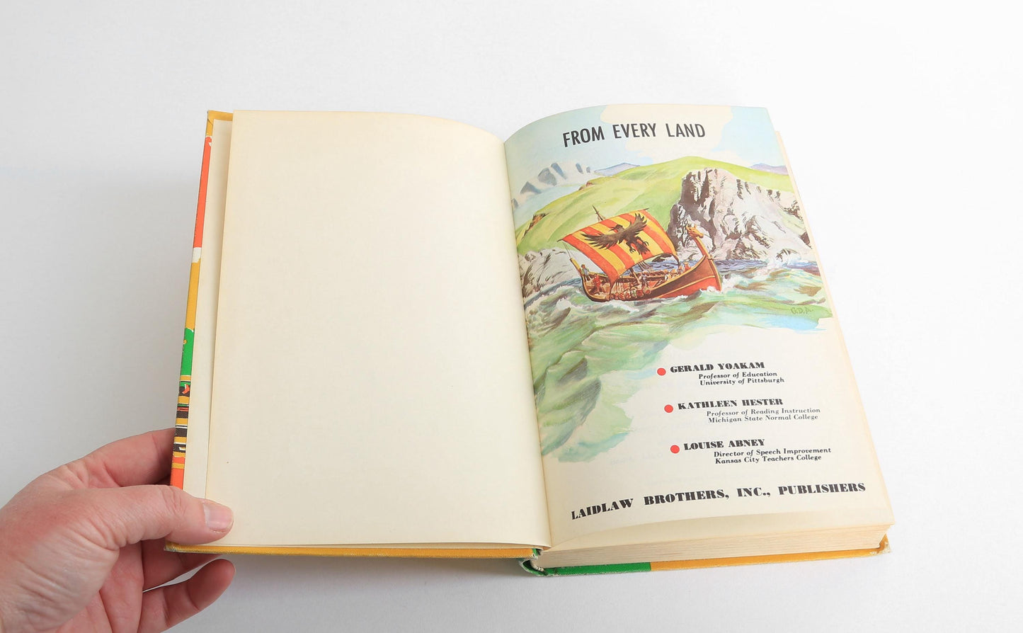1955 From Every Land Laidlaw readers Vintage book