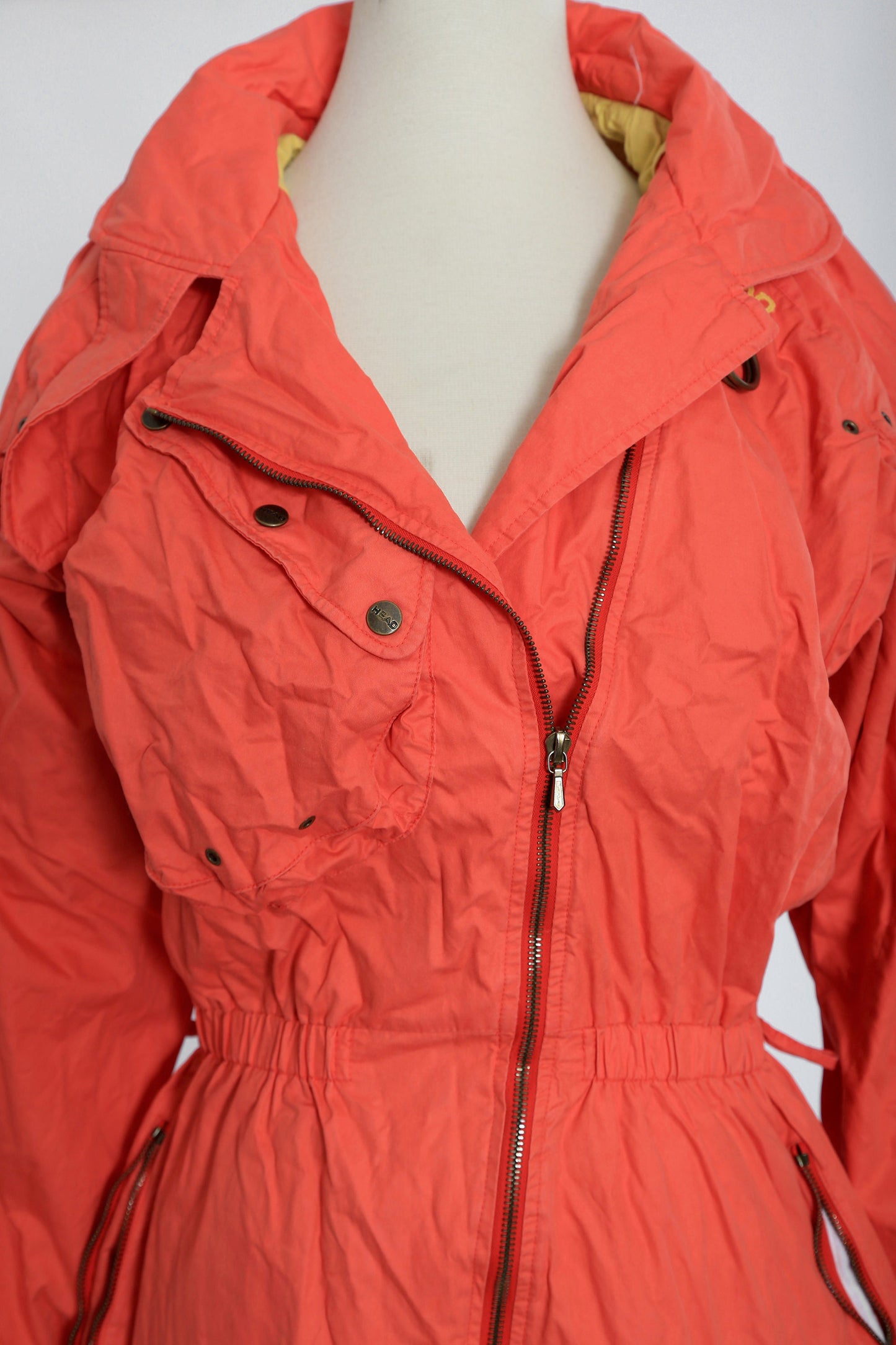 HEAD Ski snowsuit | Vintage 80s 90s Head orange snowsuit skiwear snowboarding coveralls
